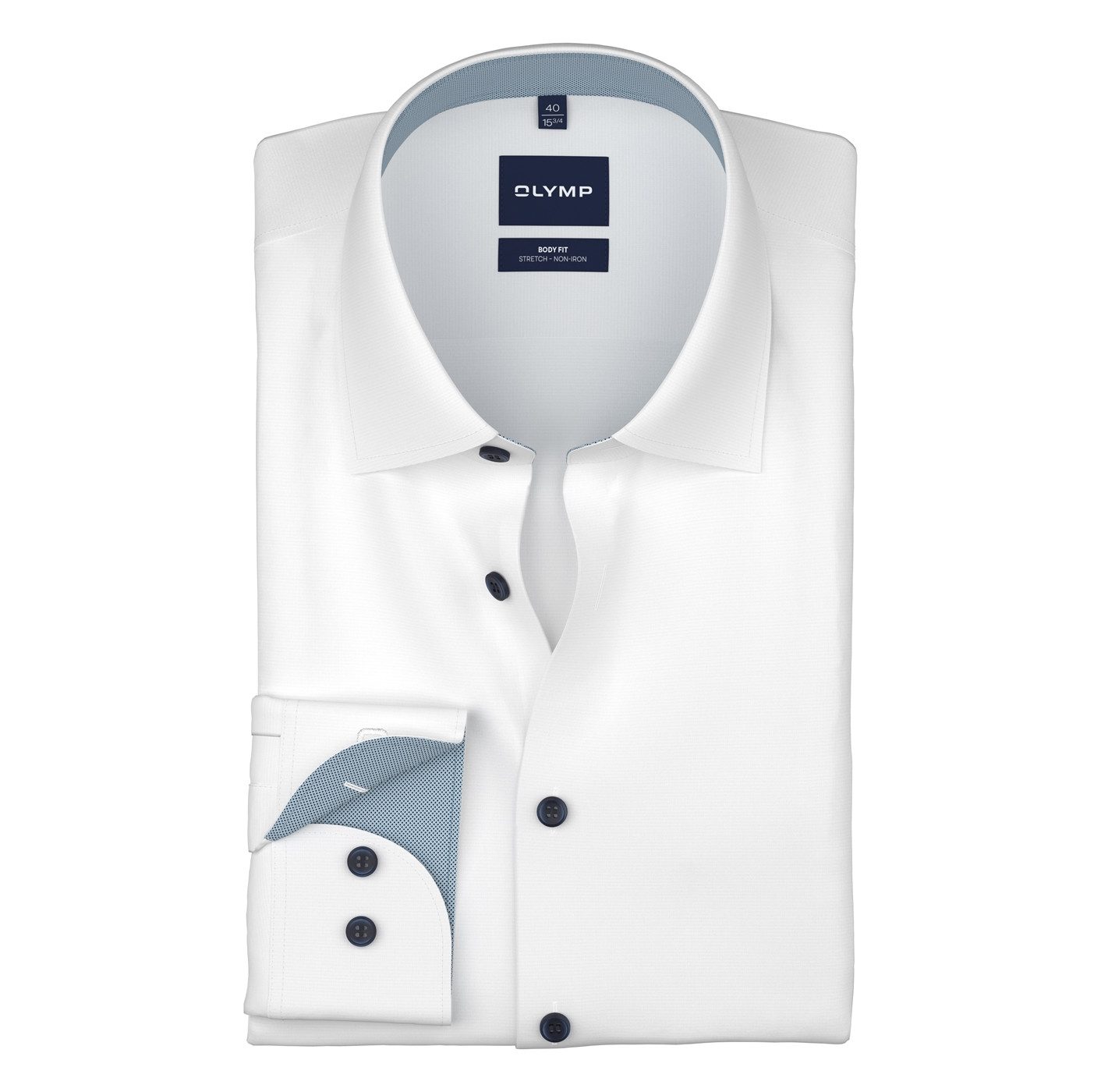OLYMP Langarmhemd Level Five Cover Shirt höchste Blickdichte, bügelfrei, body it, Businesshemd