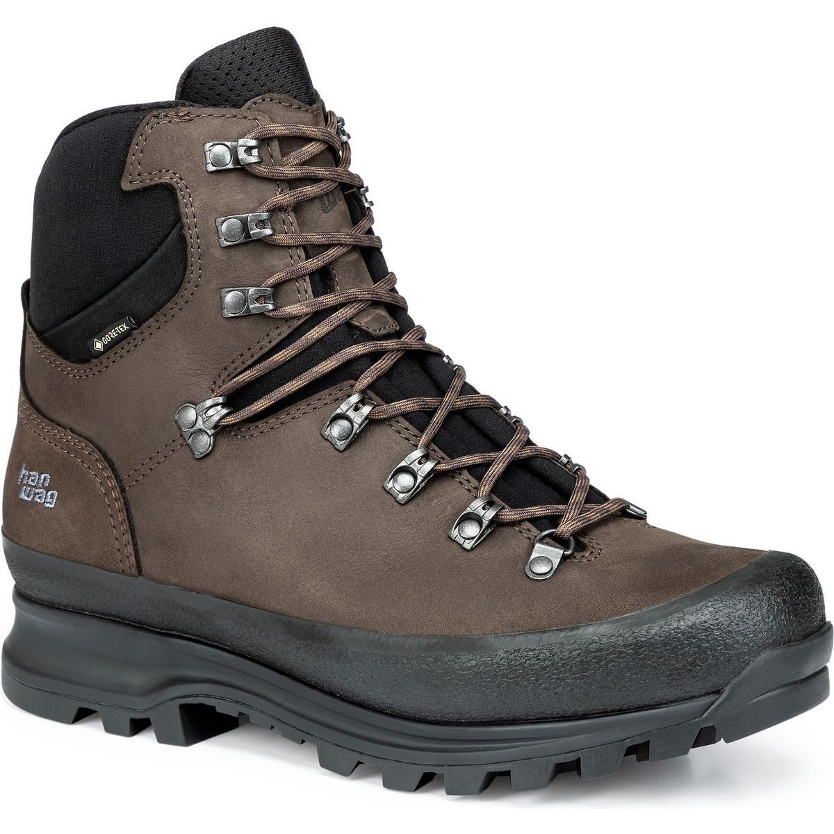 Hanwag Nazcat II Wide GTX Hikingschuh Robuster Trekkingstiefel mit extra Platz im Vorfußbereich