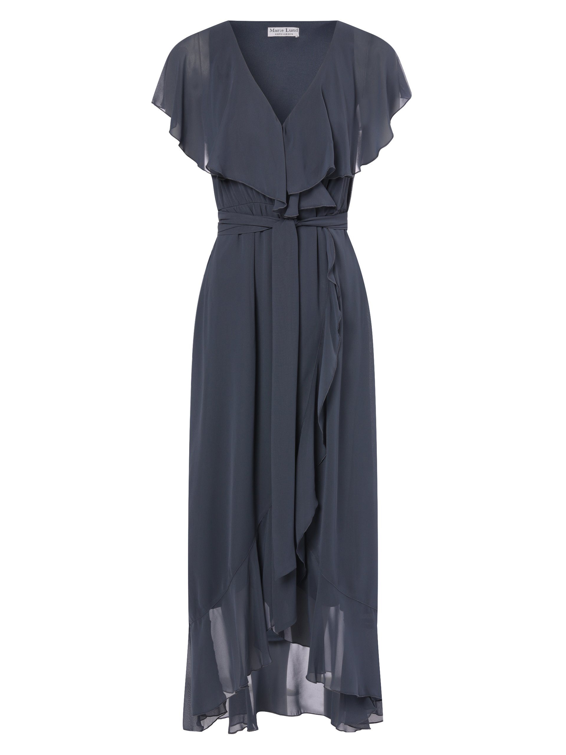 Marie Lund Abendkleid indigo grau