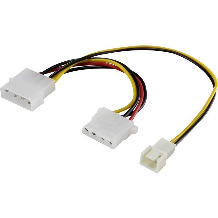 Renkforce PC-Lüfter-Adapterkabel 4pol./3pol Computer-Kabel (20.00 cm)