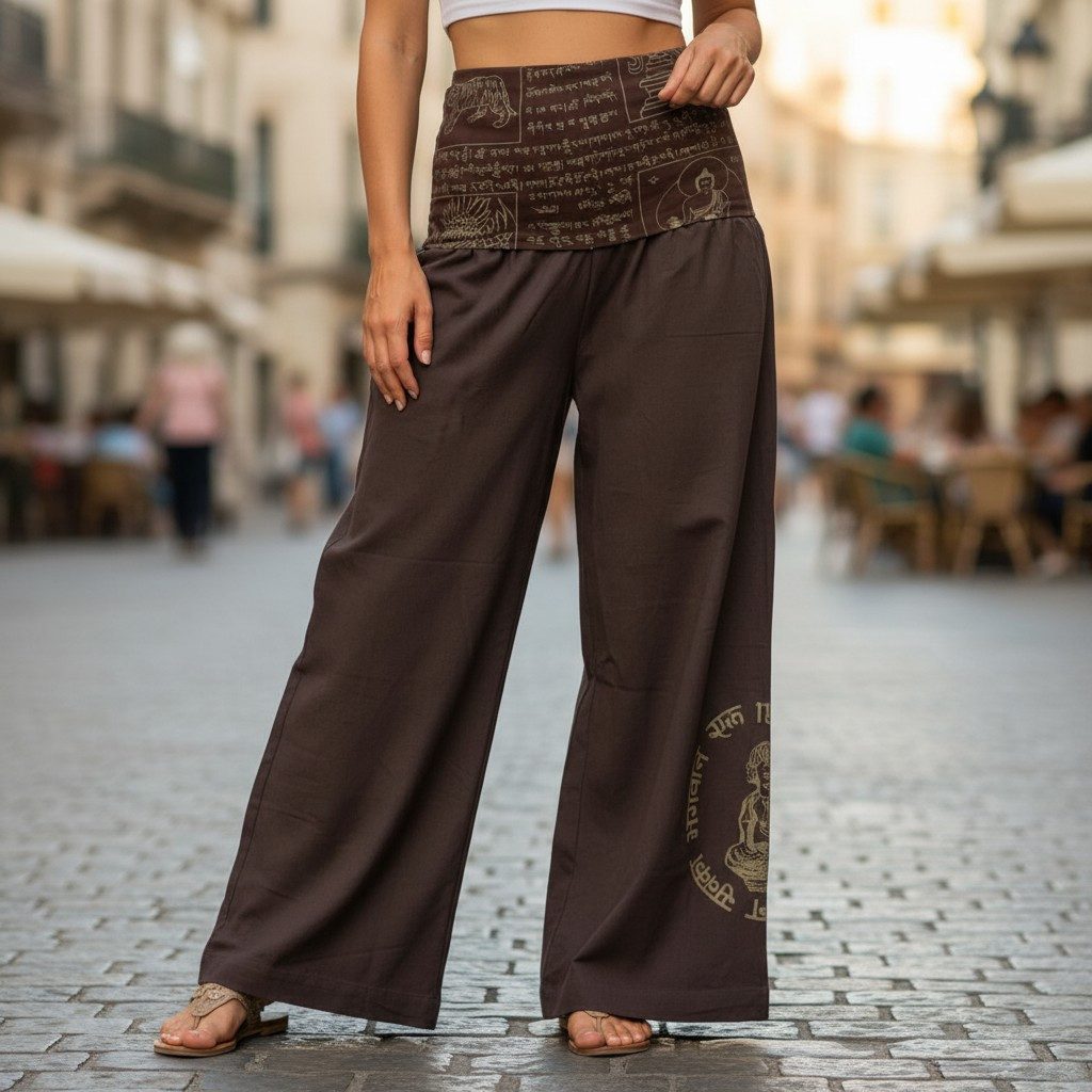 Guru-Shop Relaxhose Weite Marlenehose, Buddha Wellnesshose,.. alternative B günstig online kaufen
