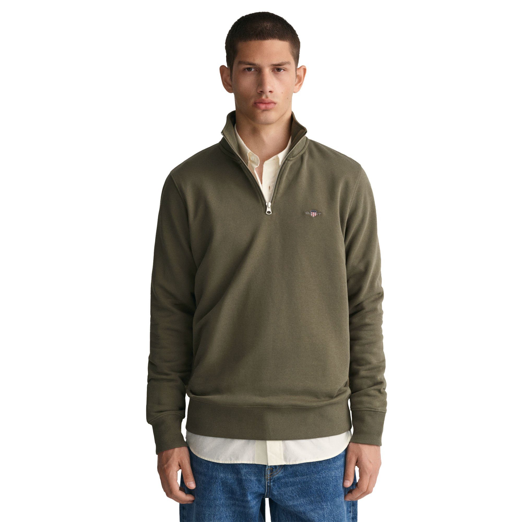 Gant Sweatshirt Herren Sweatshirt Baumwolle günstig online kaufen