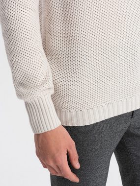 OMBRE Stehkragenpullover Männer- Pullover mit Stehkragen