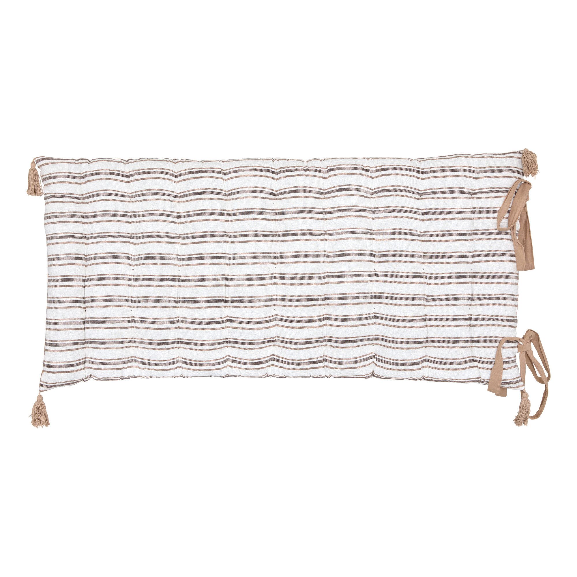 Atmosphera Créateur d'intérieur Bodenkissen Bodenmatratze mit Streifen GROOVE, 60 x 120 cm