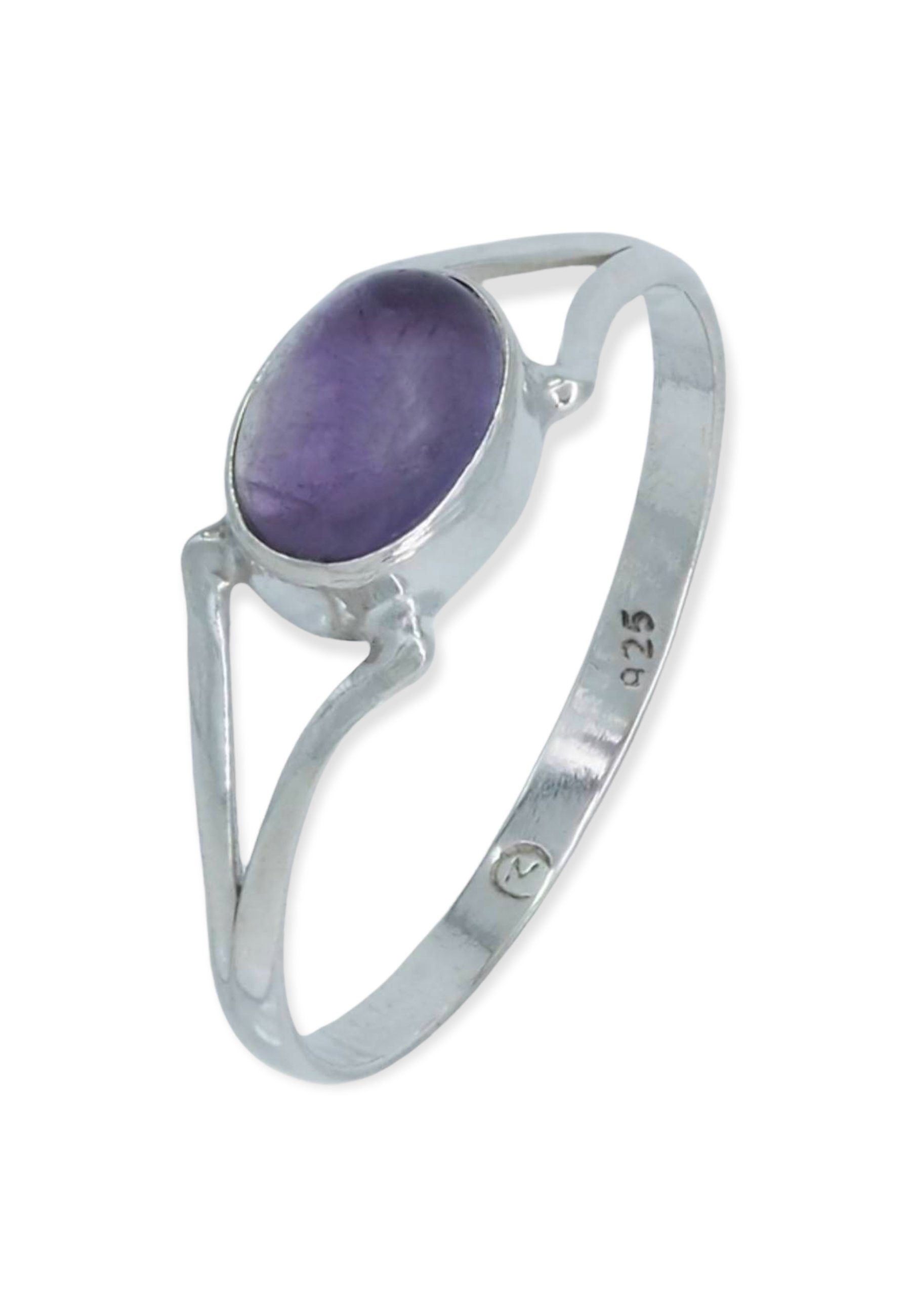 mit 925er Silberring mantraroma Amethyst Silber