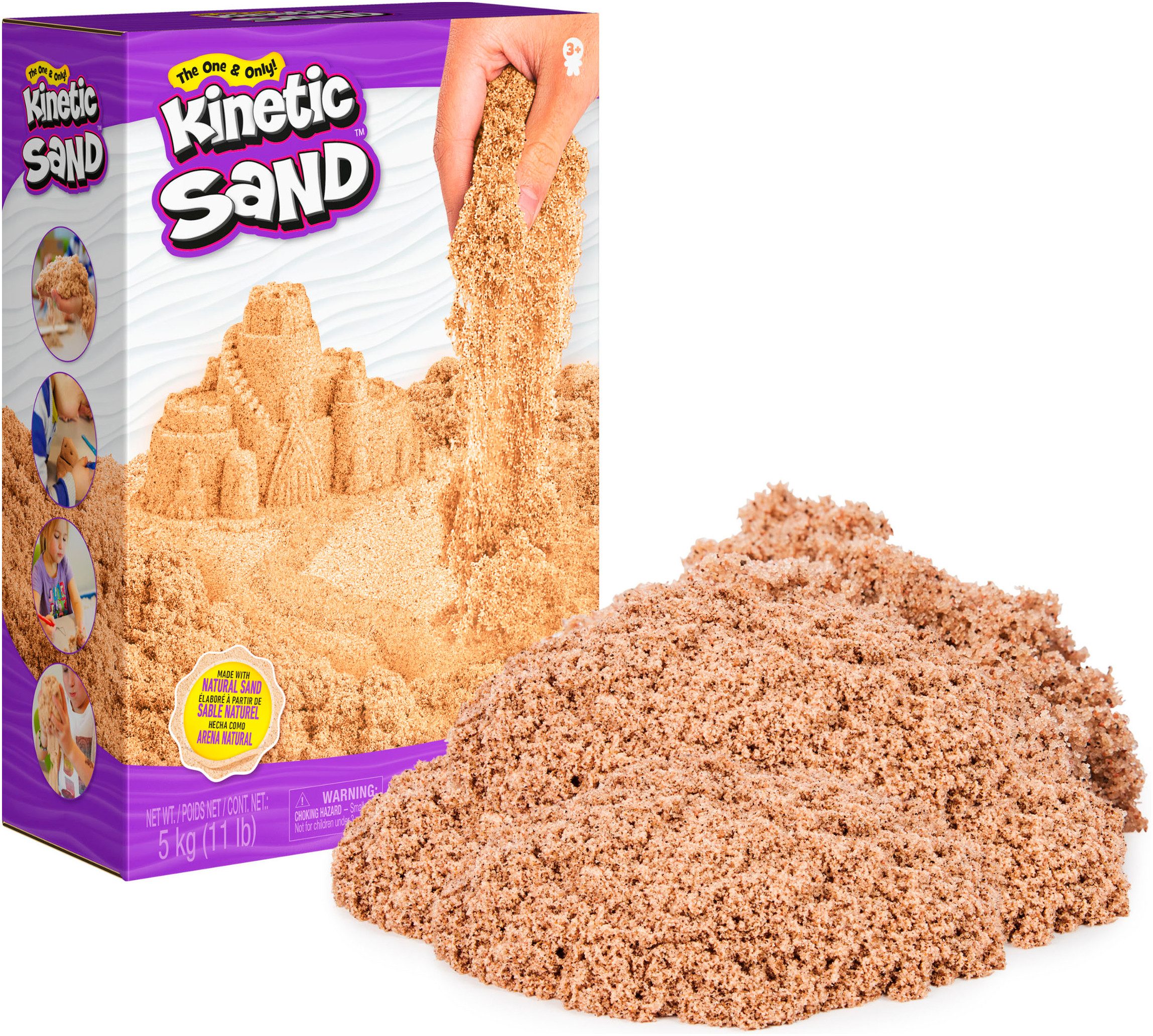 Spin Master Kreativset Kinetic Sand - Braun 5 kg