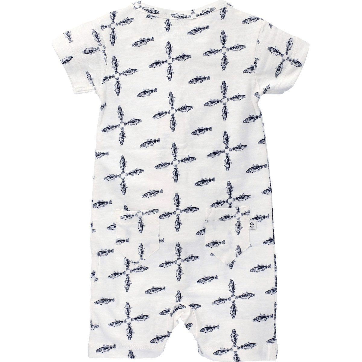 ebbe kids Spieler Sea Unisex Kinder Sommerstrampler, Einteiler, Babyanzug, Kurzarm-Strampler, Overall