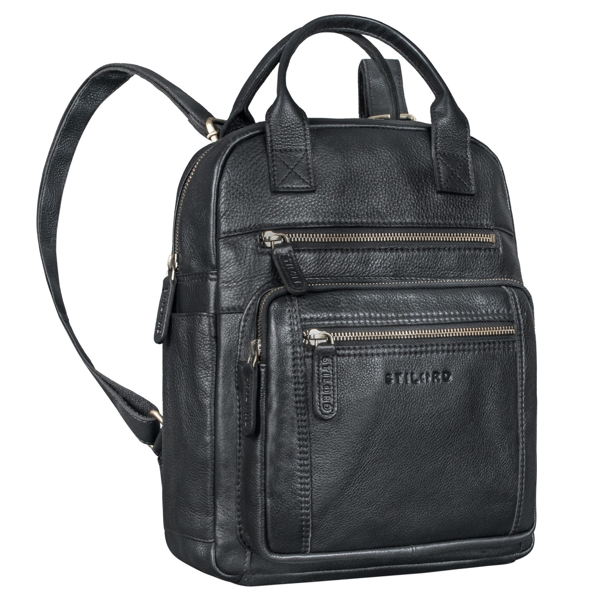 STILORD Cityrucksack "Zane" Freizeit-Rucksack Damen Leder günstig online kaufen