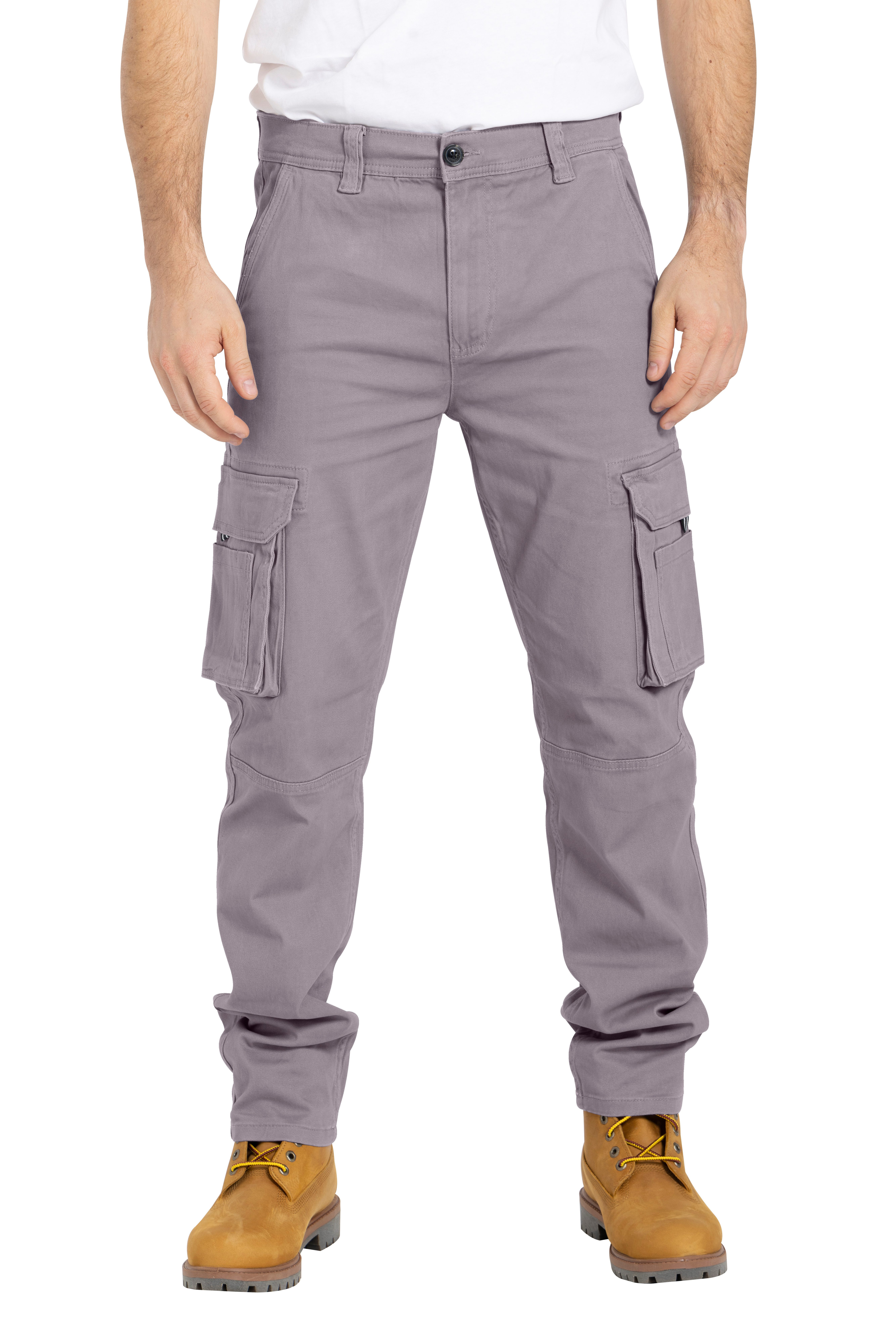 BlauerHafen Cargohose Herren Cargo Hose Arbeitshose Schwerlast Tactical mit 12 Taschen Chino