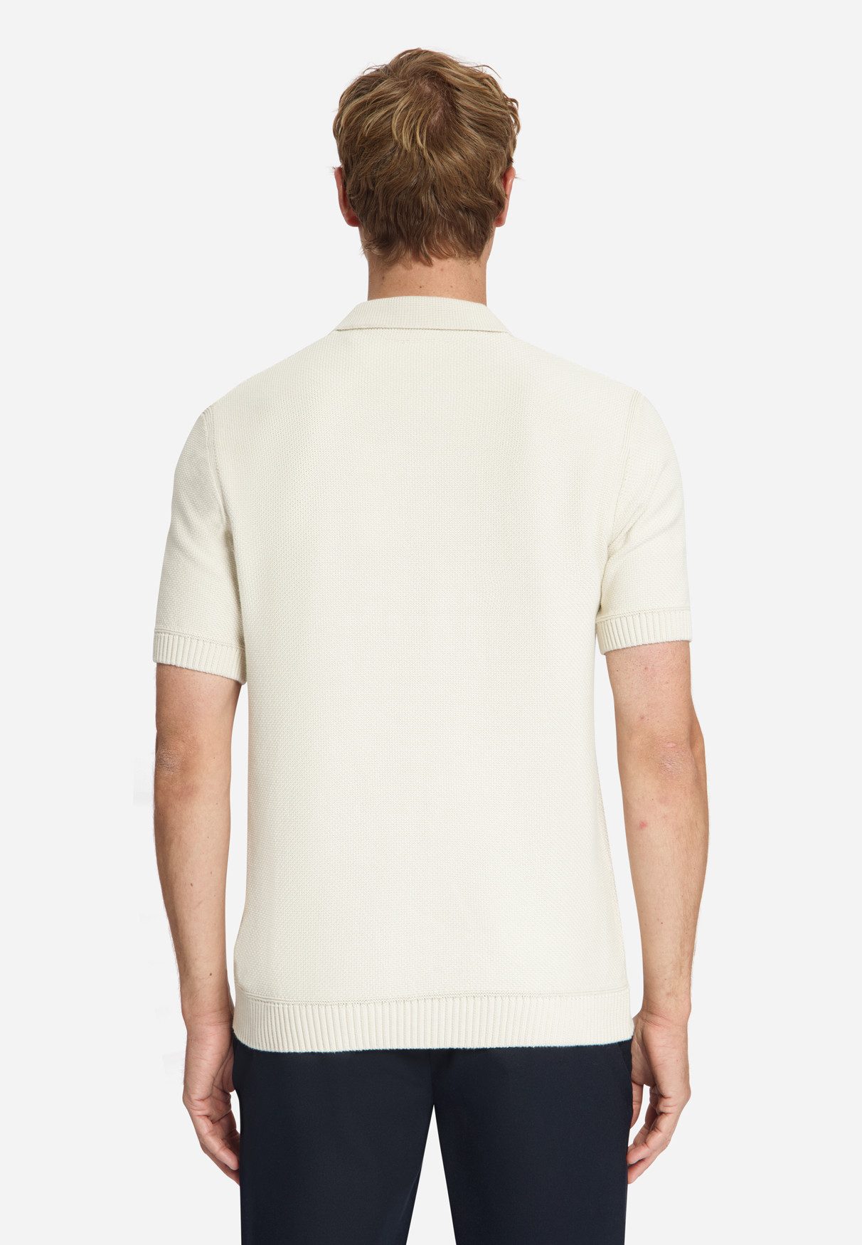 NO EXCESS Poloshirt Pullover Short Sleeve V-Polo