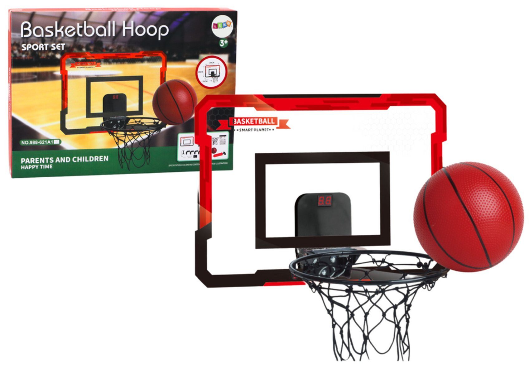 Wisam Lernspielzeug Kinder-Basketballkorb-Backboard-Konterball-Set