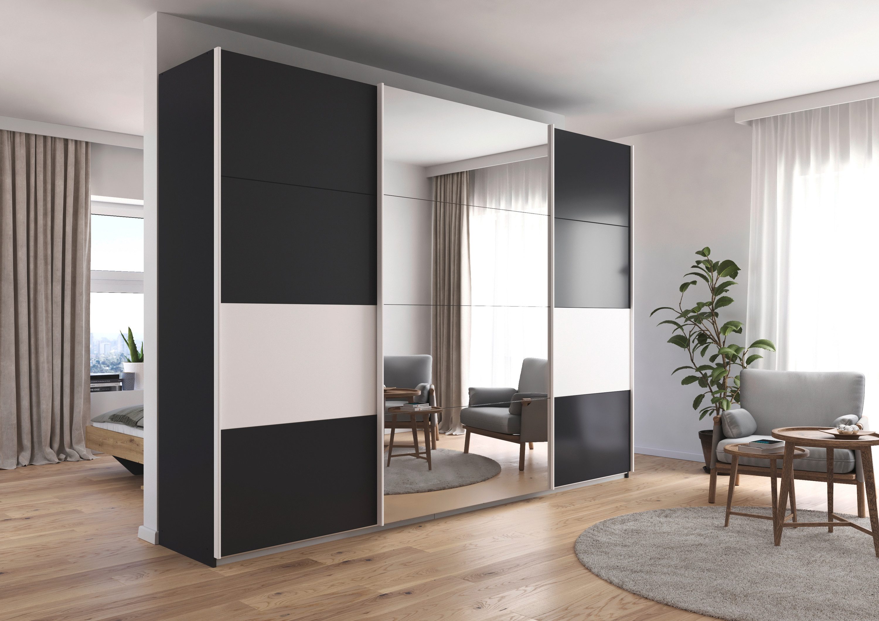 rauch Schwebetürenschrank "Kleiderschrank Schrank Garderobe CORTONA", inkl. günstig online kaufen