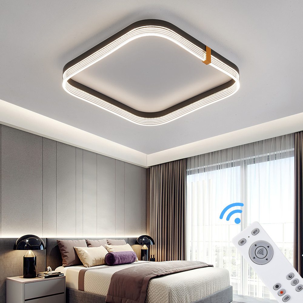 Euroton LED Deckenleuchte LED Deckenleuchte Fernbedienung/Handy-App günstig online kaufen