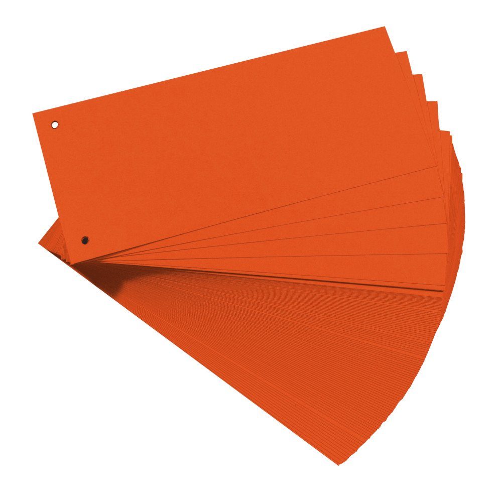 Herlitz Скрепки бумаги 100 Herlitz Разделительные полосы / 180g / Farbe: orange
