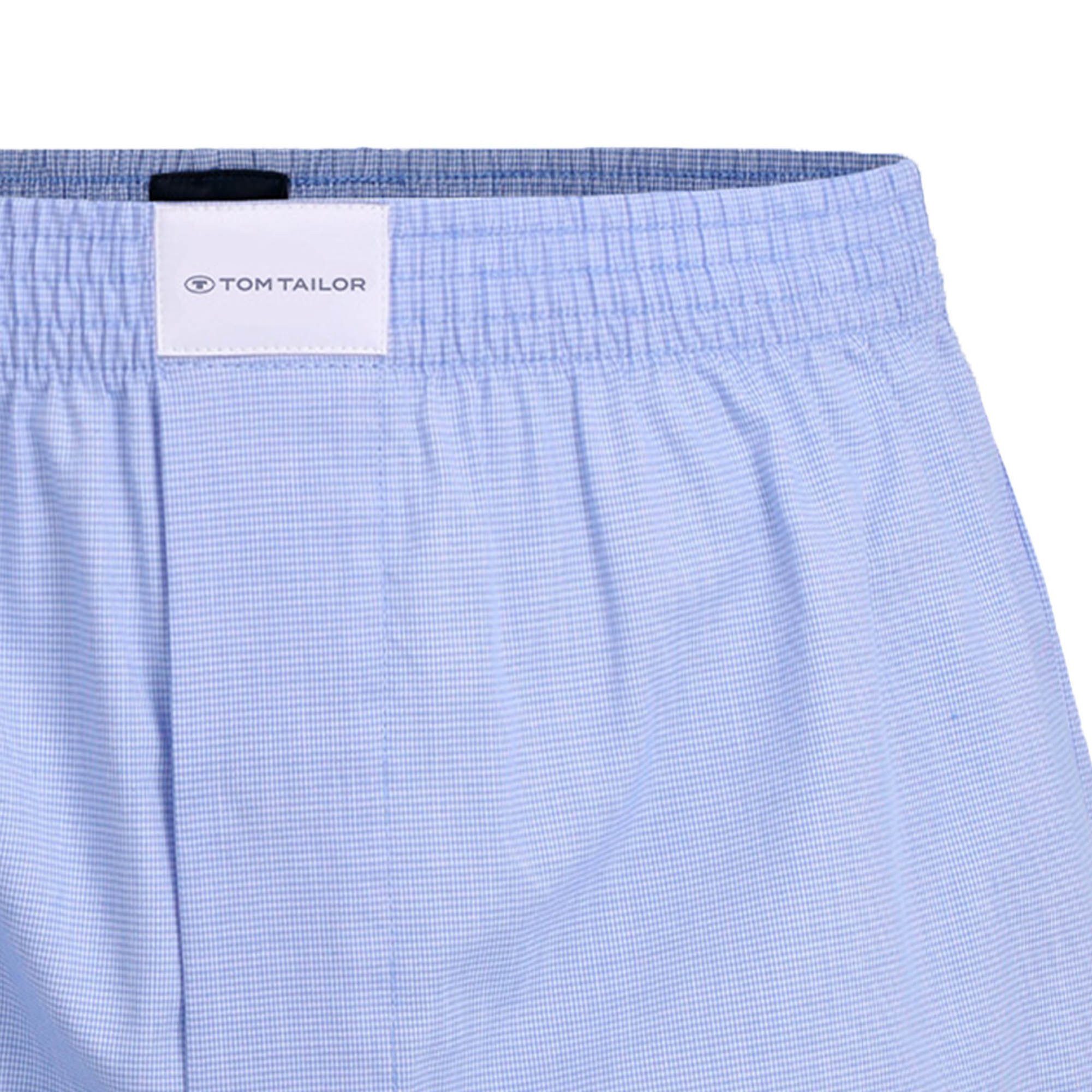 TOM TAILOR Boxershorts Herren Web-Boxershorts 2er Pack Baumwolle (Packung, 2er Pack)