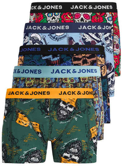 Jack & Jones Боксерські чоловічі труси, боксерки Jacvel (5-St., 5er Pack) gute Passform durch elastische Baumwollqualität