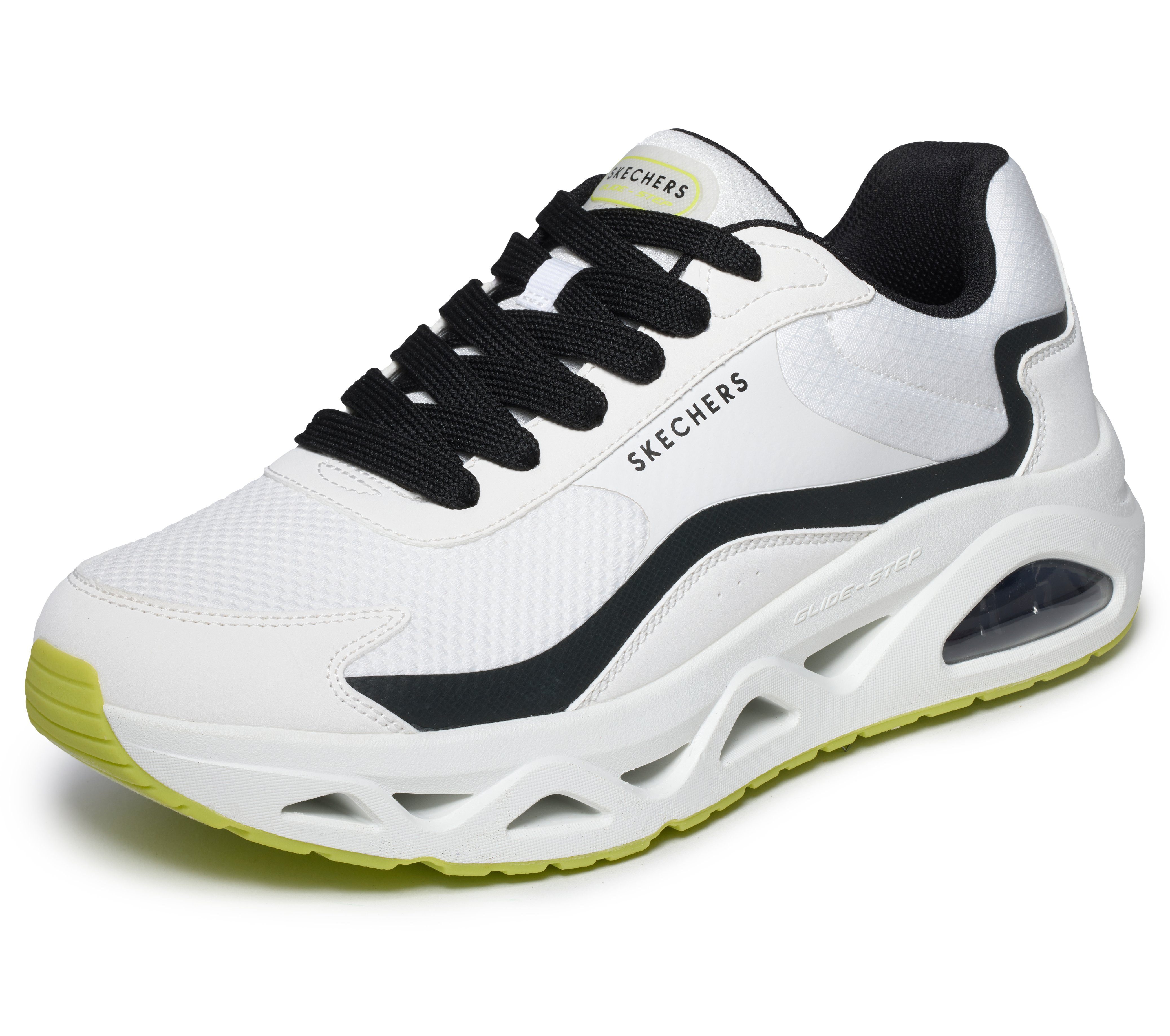 Skechers UNO GLIDE-STEP Sneaker Schnürschuh, Halbschuh, Freizeitsneaker mit Memory Foam