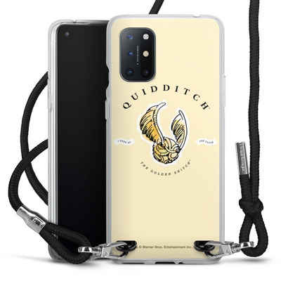 DeinDesign Handyhülle Quiddicht-The Golden Snitch, OnePlus 8T Handykette Hülle mit Band Case zum Umhängen Cover mit Kette
