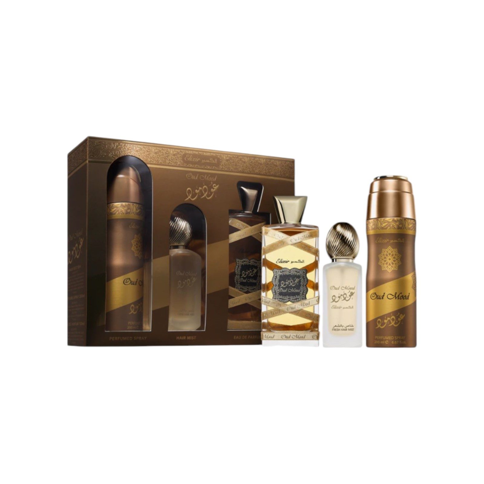 Lattafa Парфюми Lattafa Oud Mood Elixir, 3-tlg.