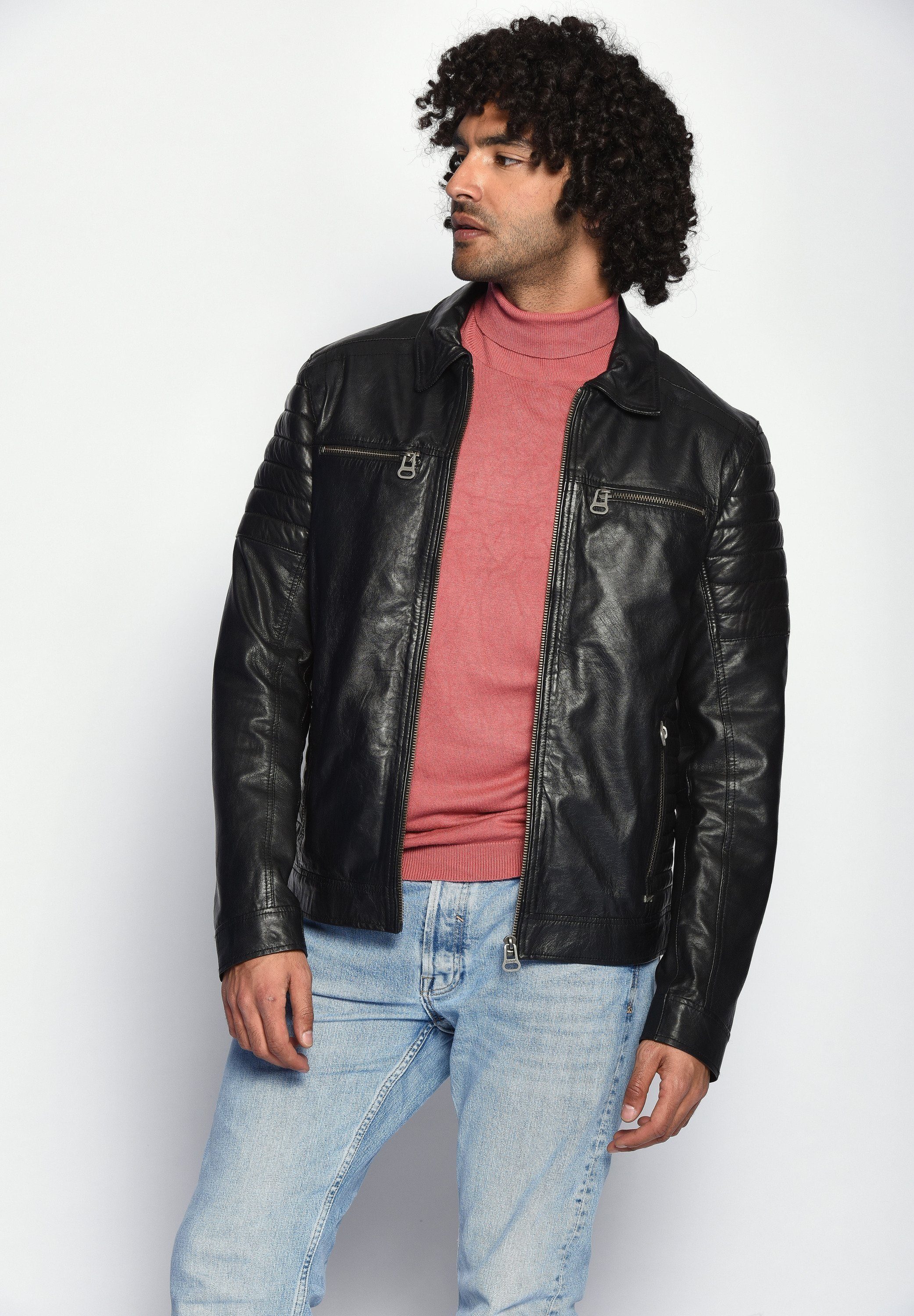 Maze Lederjacke William black | 