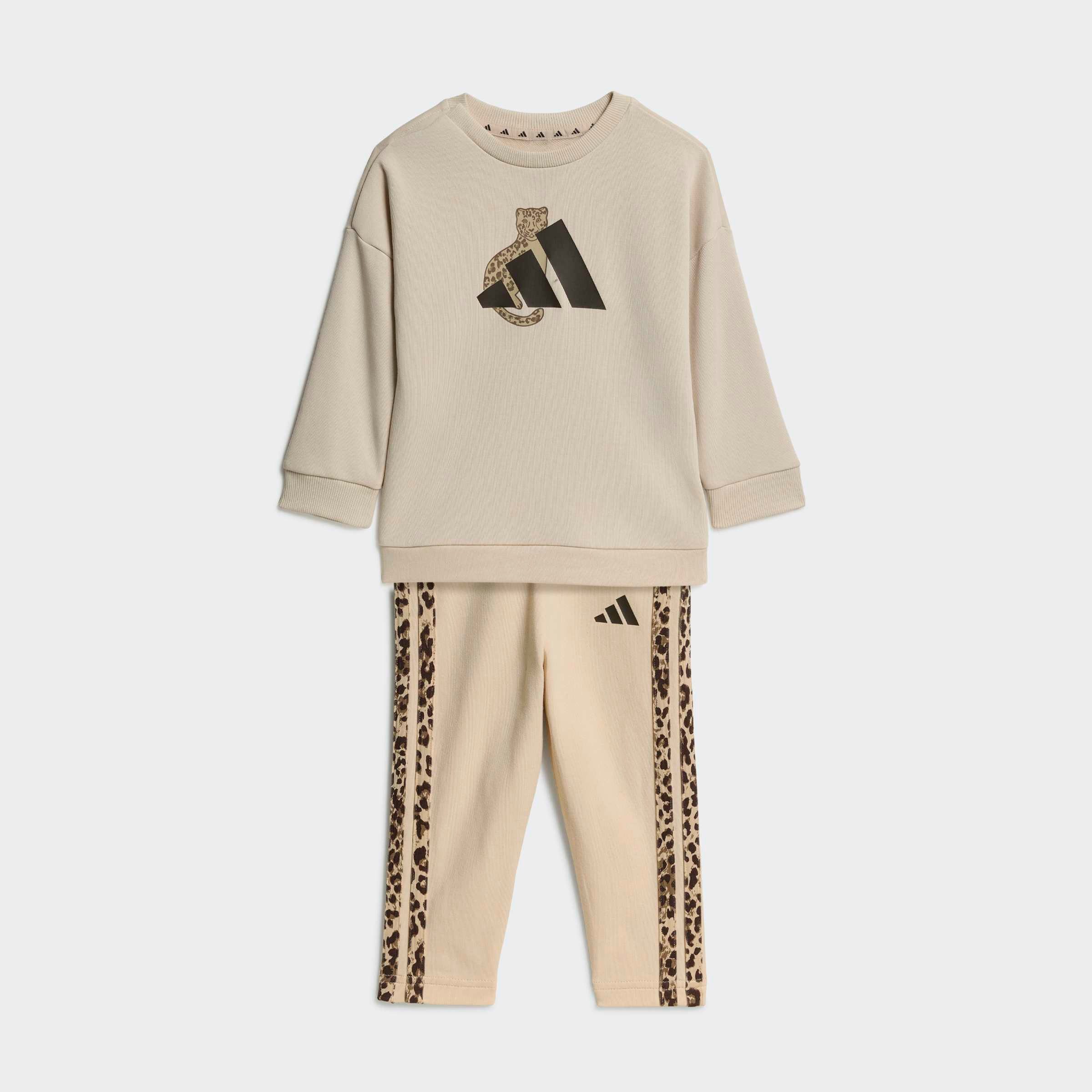 adidas Sportswear Trainingsanzug LEGGINGS-SET, ANIMALPRINT (2-tlg), zweiteiliges Set, für Babys, aus Baumwolle und Polyester