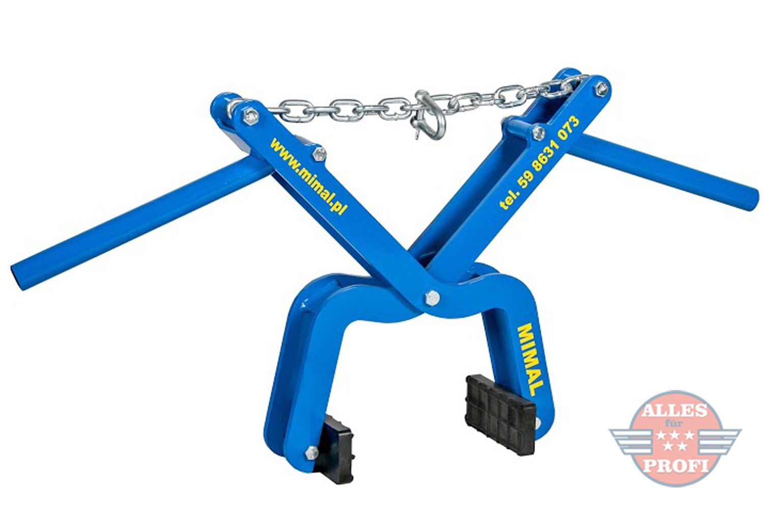 Mimal Blocksteinheber Versetzzange Steinträger Bordsteinzange Hebezange Bordsteinträger, max. 150,00 kg Traglast, 1-tlg.]