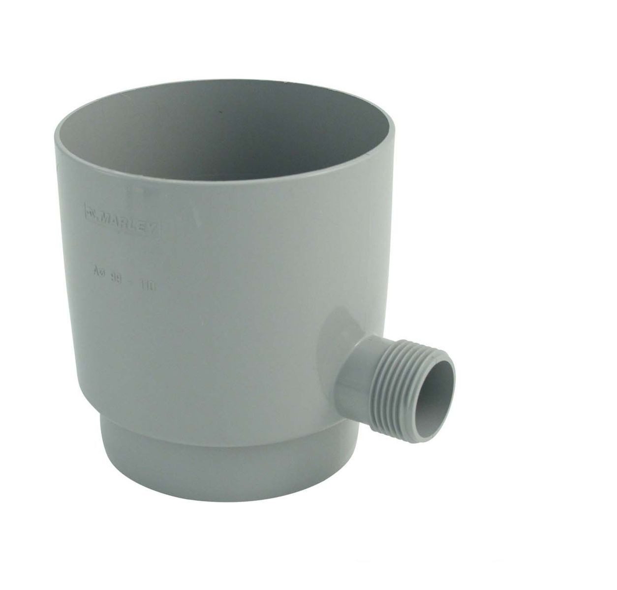 Marley Deutschland GmbH Entwässerungsrinne Regensammler + Überlaufstop DN 105mm grau, 1-St., Hoher Wirkungsgrad >95%