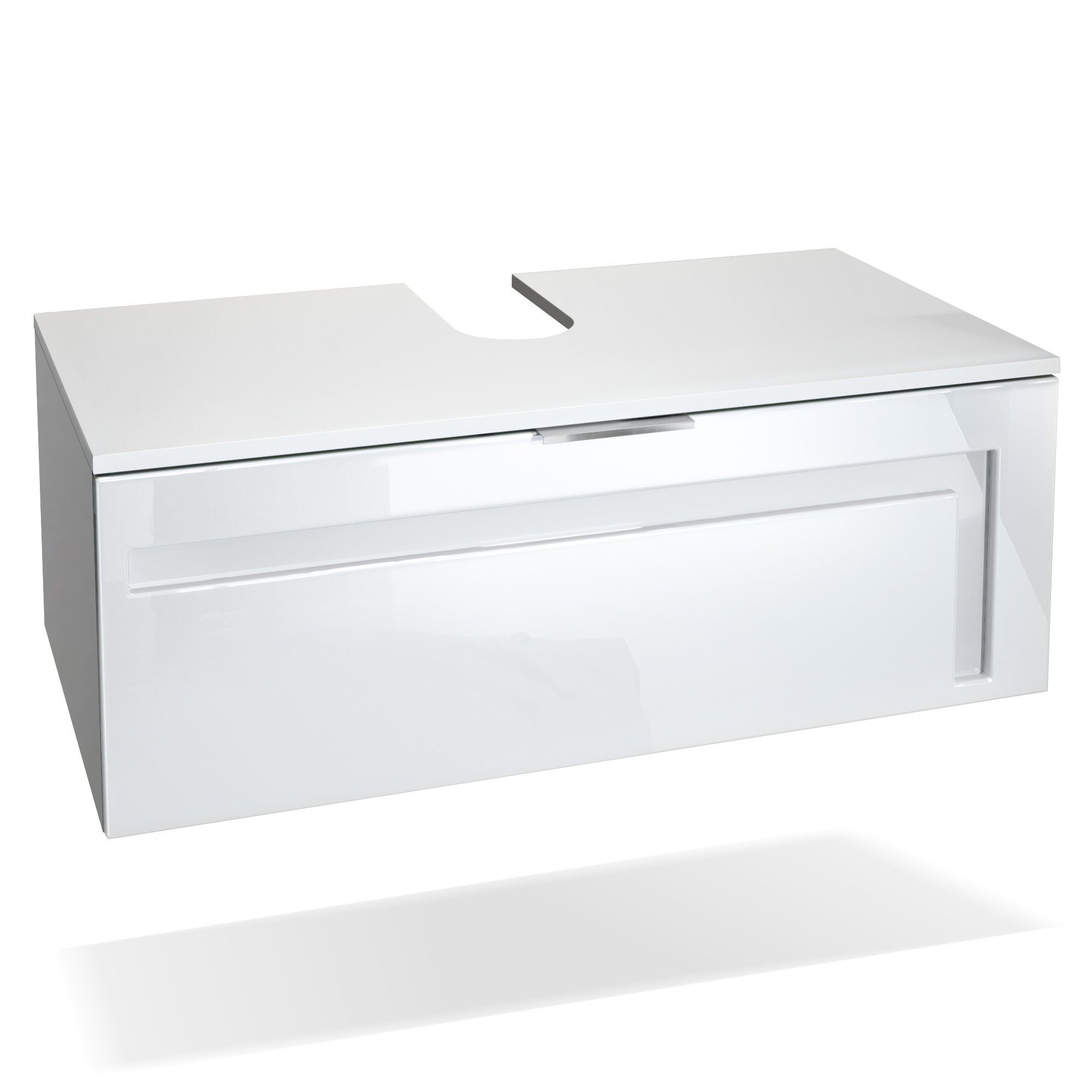 Absetzungen in Weiß Hochglanz