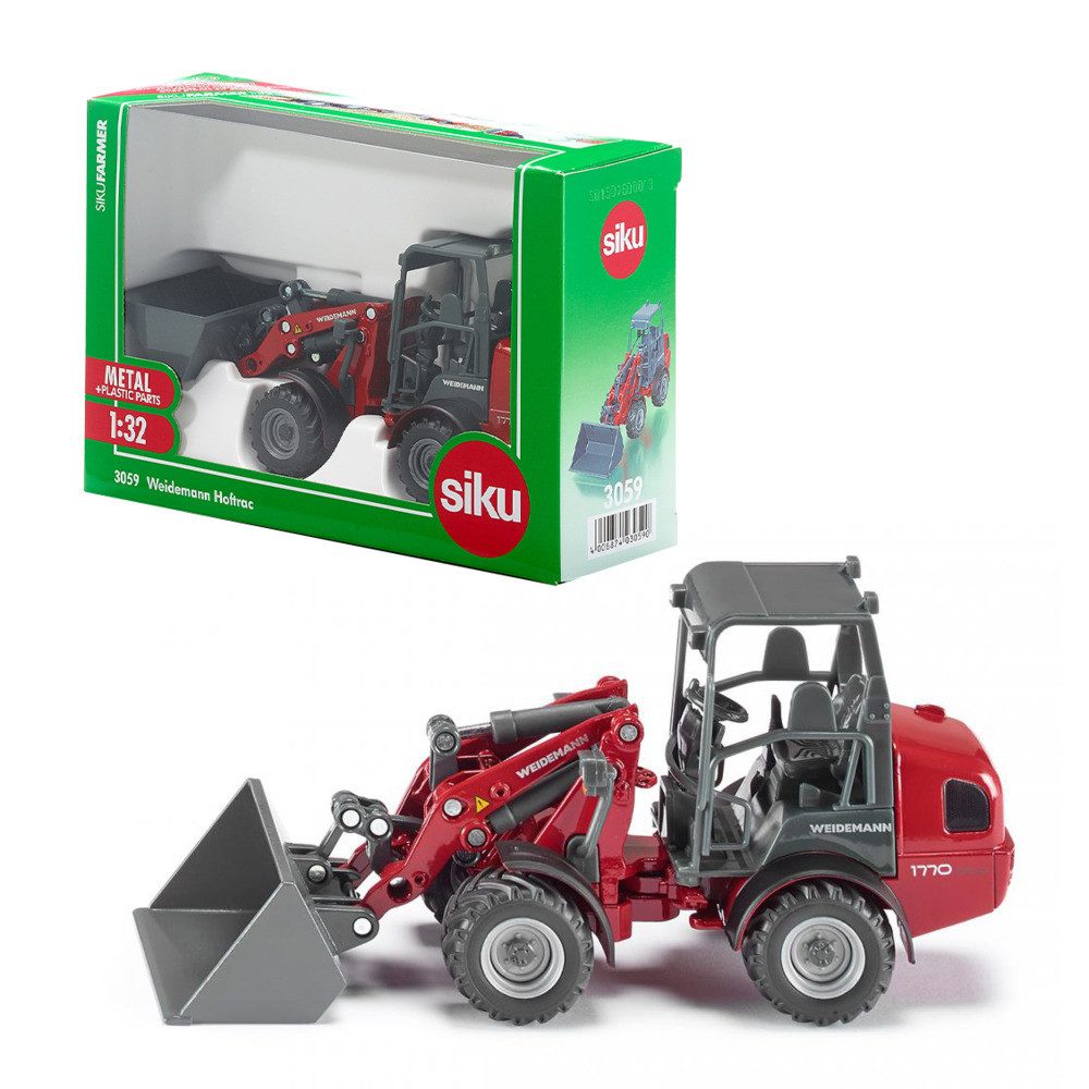 Siku Modelltraktor siku Traktor Weidemann Hoftrac 1:32
