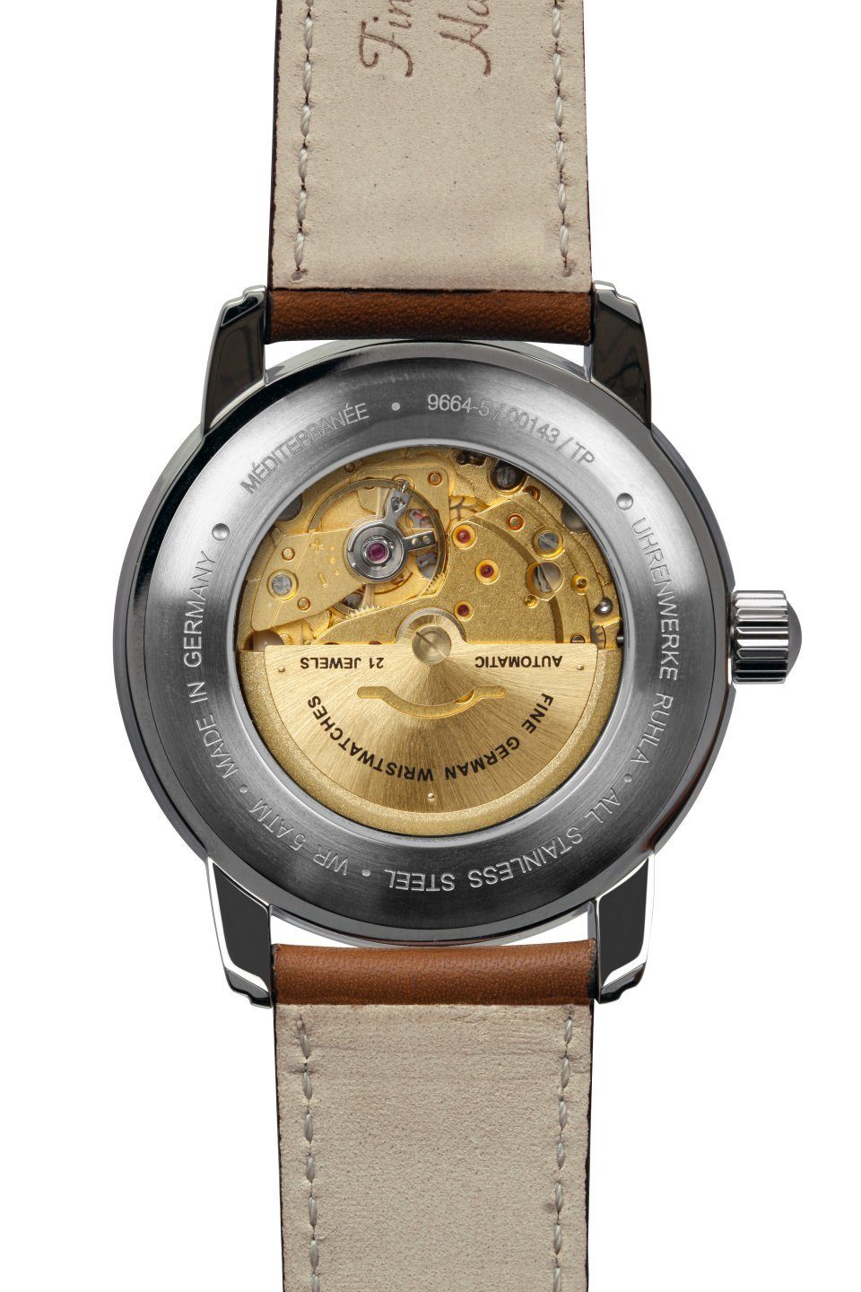 ZEPPELIN Automatikuhr Mediterranee, Made in Germany, Lederband, 42 mm, 9664 günstig online kaufen