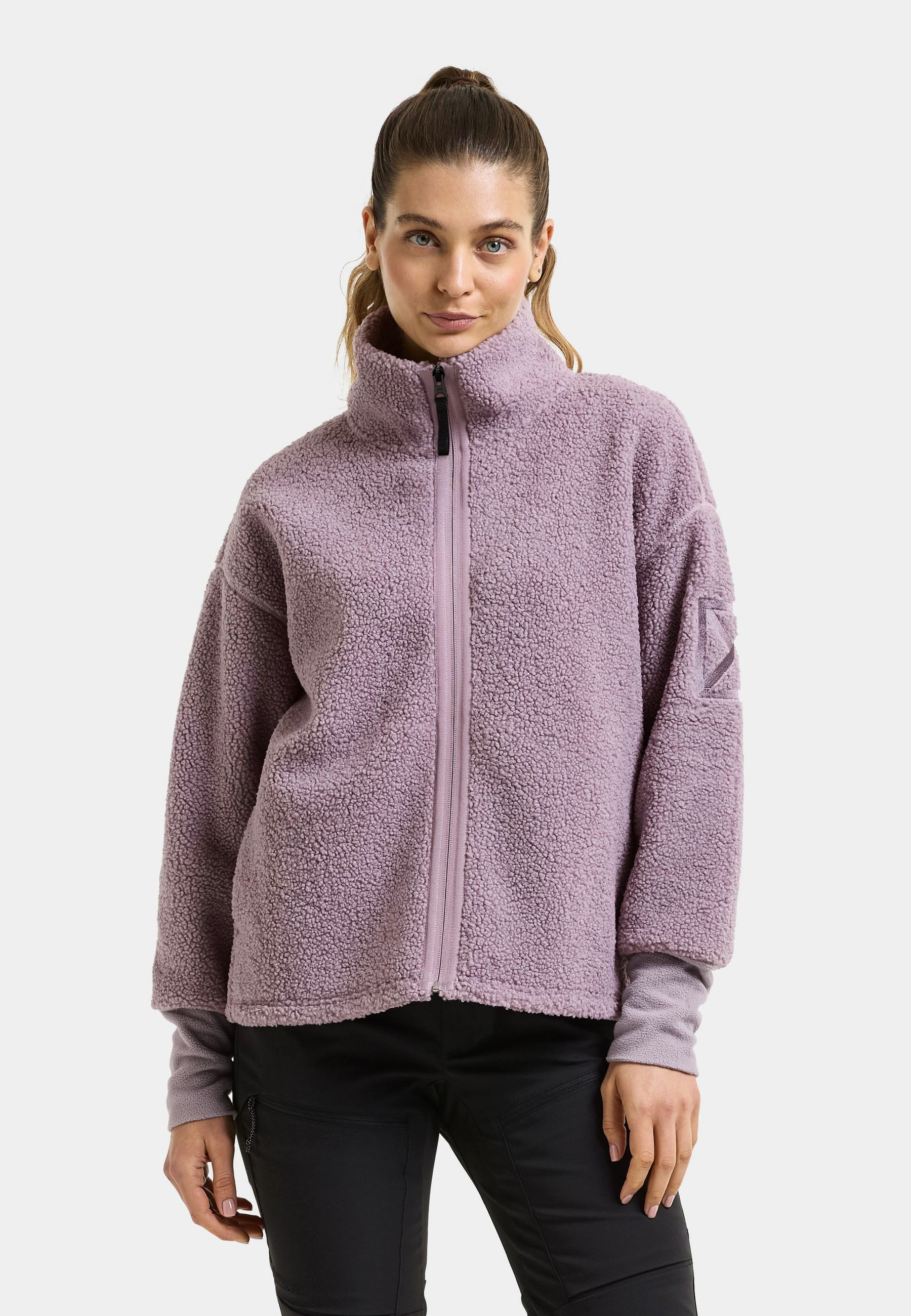 Didriksons Fleecejacke Damen Pile Teddy MELISSA mit Taschen