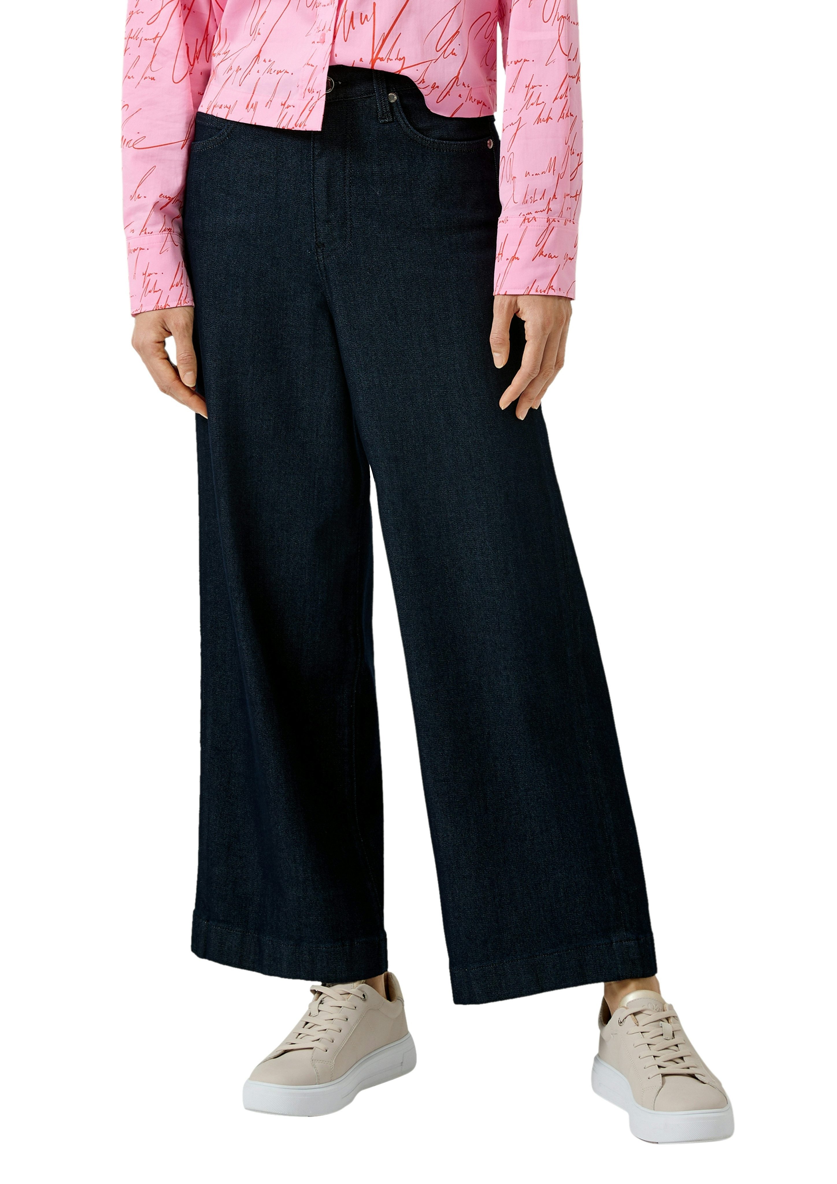 s.Oliver BLACK LABEL Weite Jeans im Five-Pocket Style