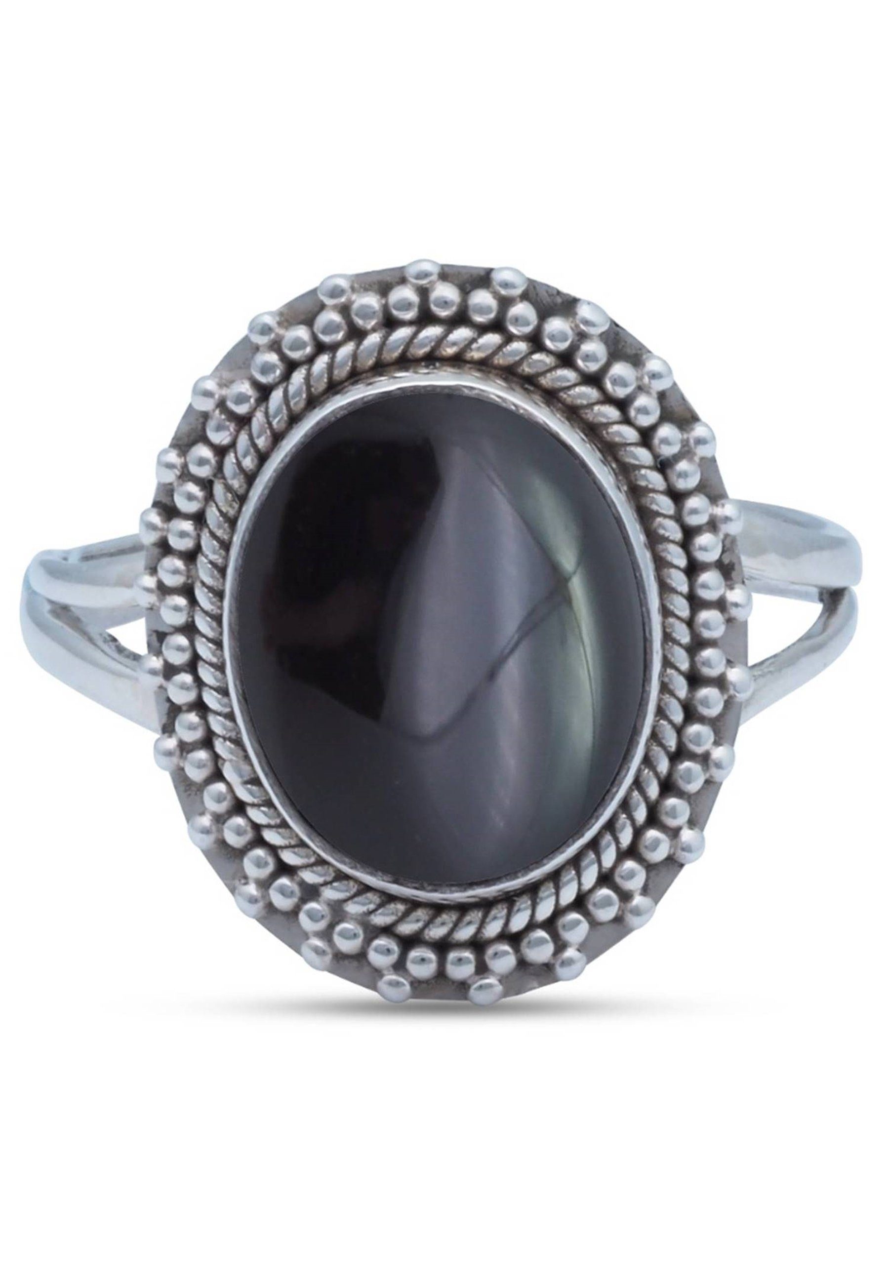 925er Silber Onyx mantraroma mit Silberring