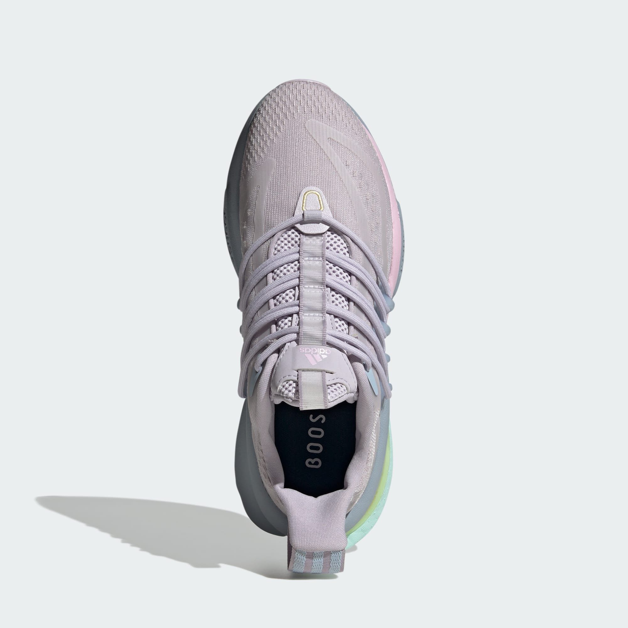 Almost Sneaker adidas ALPHABOOST Fusion Dawn V1 Silver / Yellow Sportswear Orchid / SCHUH