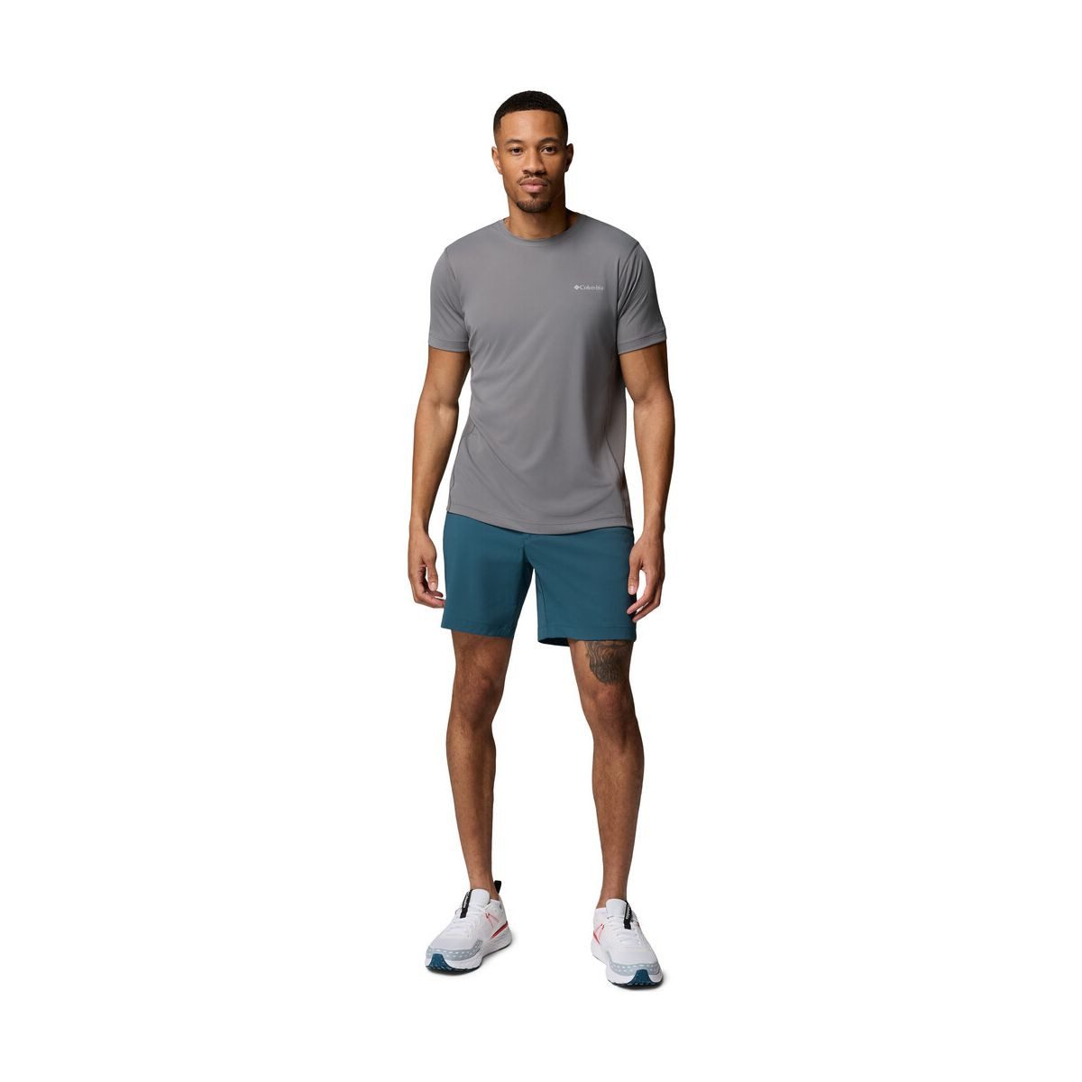 Columbia Kurzarmshirt Zero Rules Light Short Sleeve Crew Innovatives T-Shirt mit Omni-Freeze ZERO™-Kühlung für angenehme