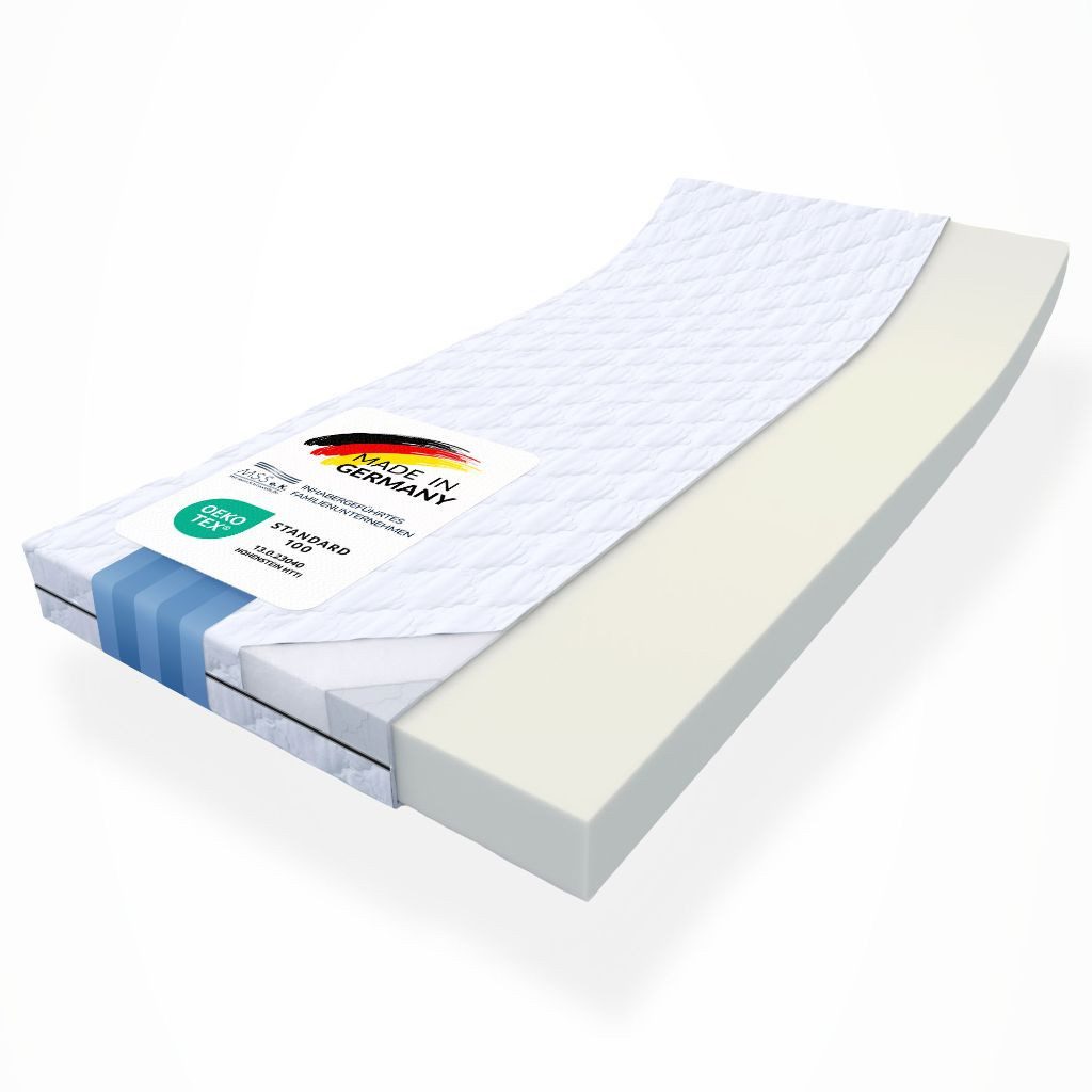 MSS e.K., Topper Kaltschaum-Topper mit umliegenden Reißverschluss, 10 cm hoch, abnehmbarer Bezug