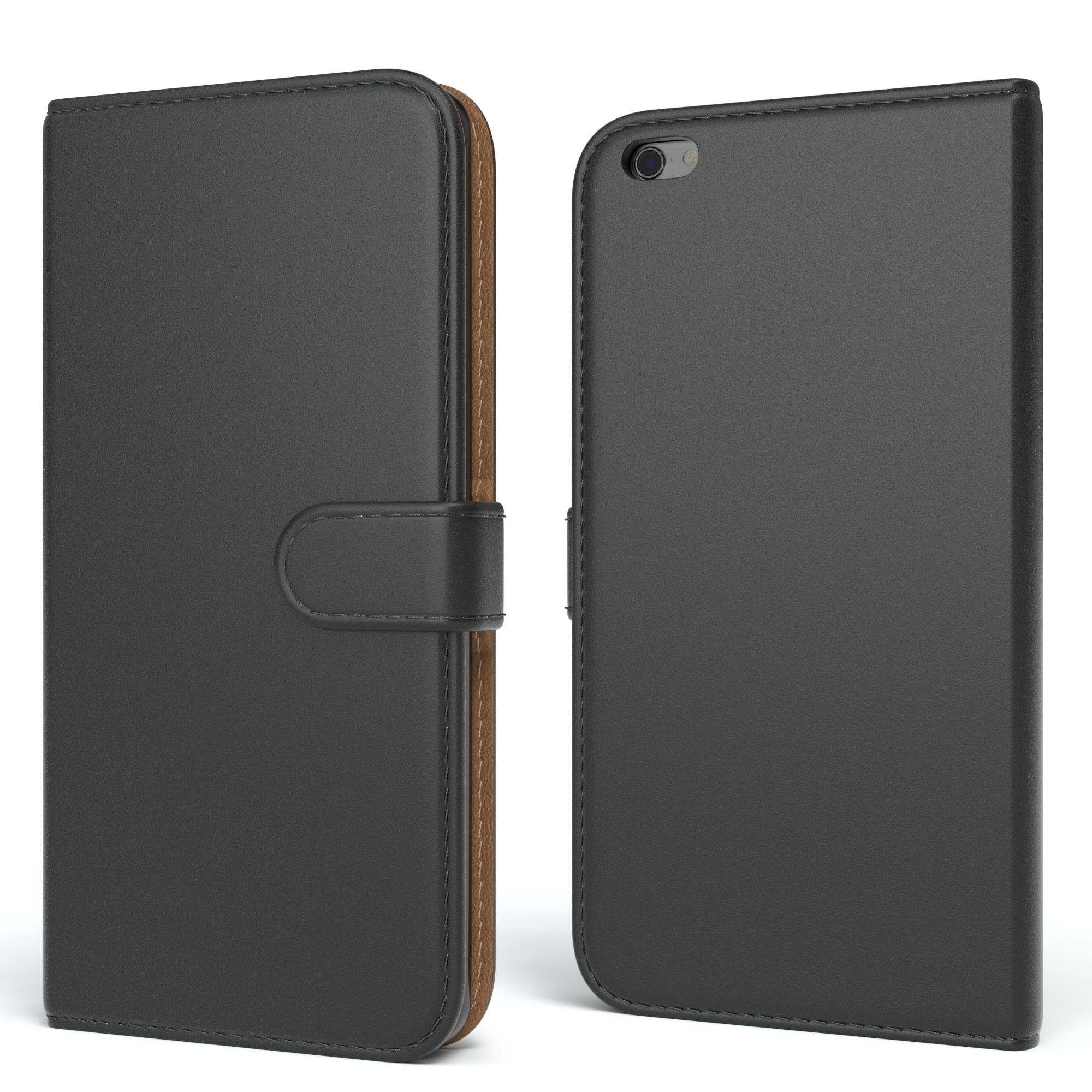 EAZY CASE Handyhülle Bookstyle Farbig für iPhone 6 Plus / iPhone 6s+, Schutzhülle mit Standfunktion Kartenfach Handytasche aufklappbar Etui