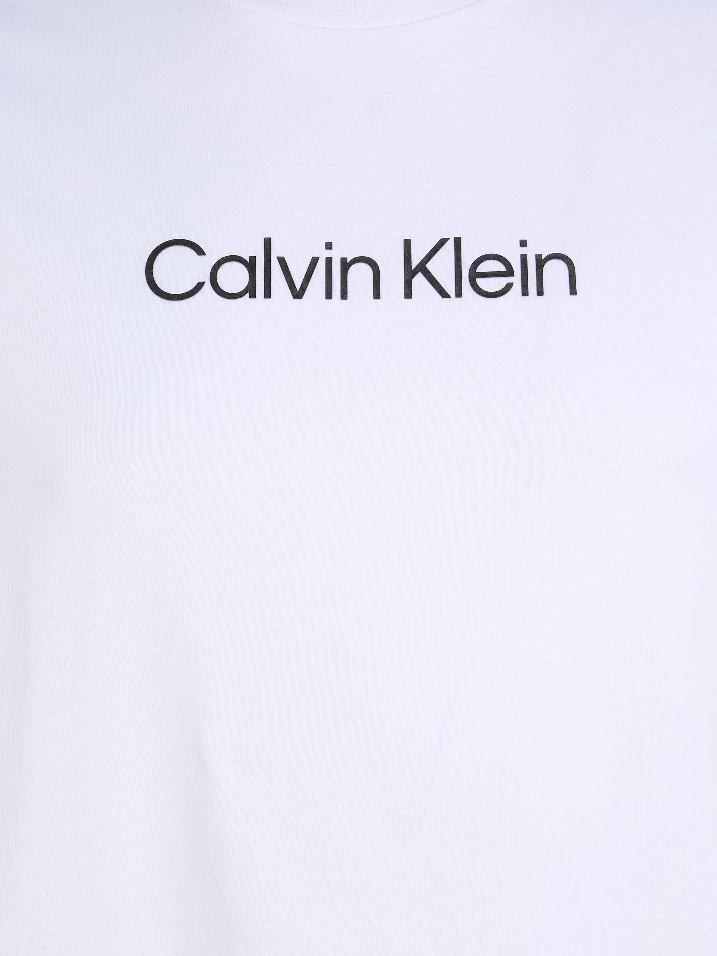 Calvin Klein White T-SHIRT Bright BT-HERO Big&Tall T-Shirt COMFORT LOGO