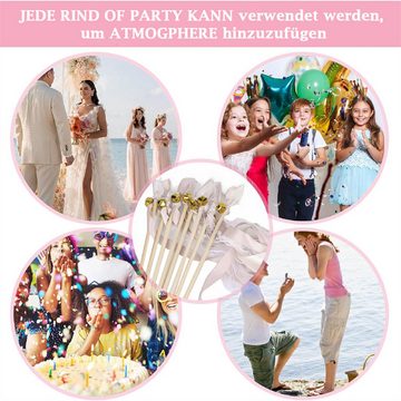 RefinedFlare Partyanzug 30-teilige Hochzeitsstäbe mit Glöckchen für Hochzeiten, Partys