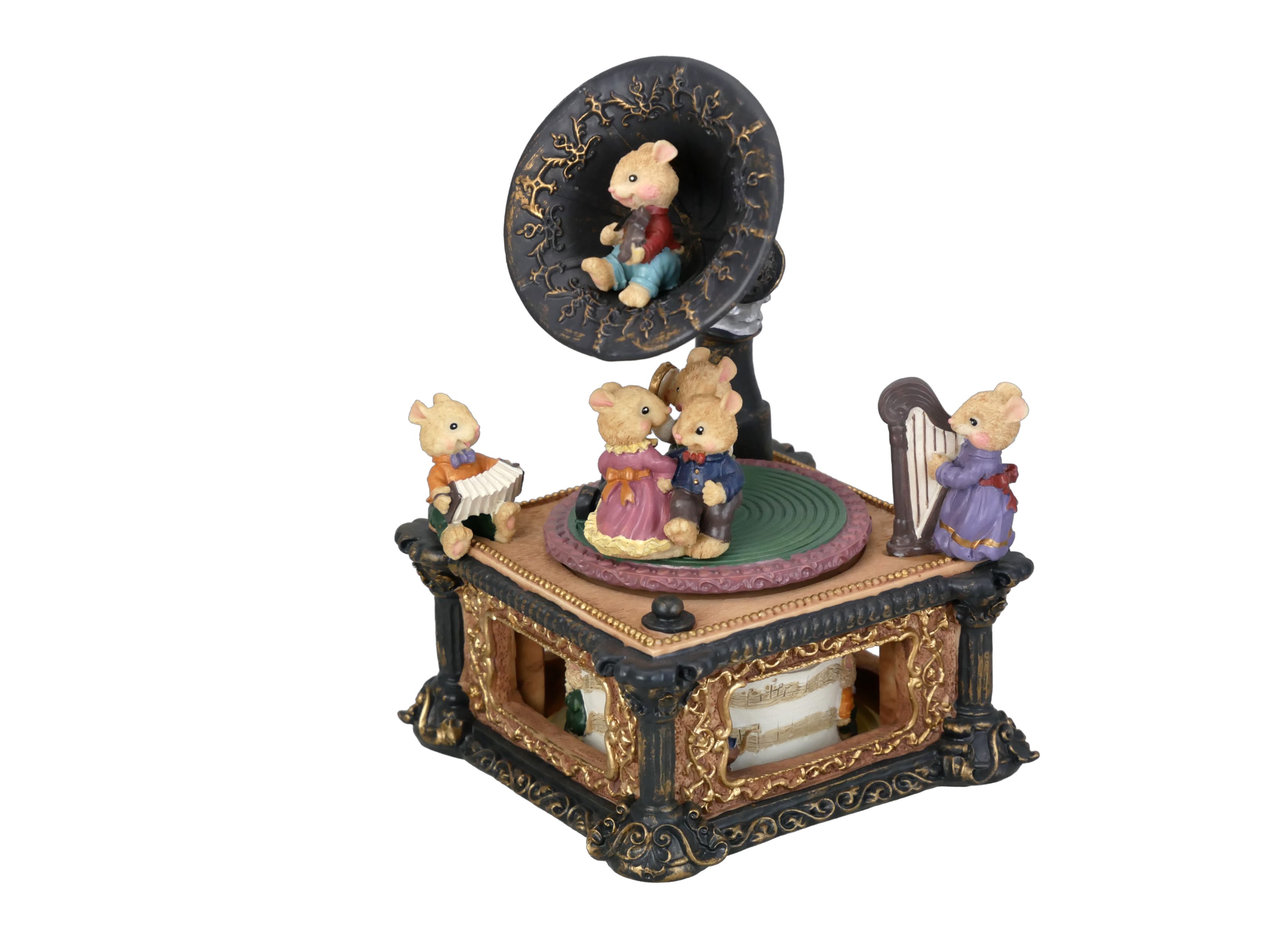Musicboxworld Spieluhr Spieluhr - Mäusegrammophon