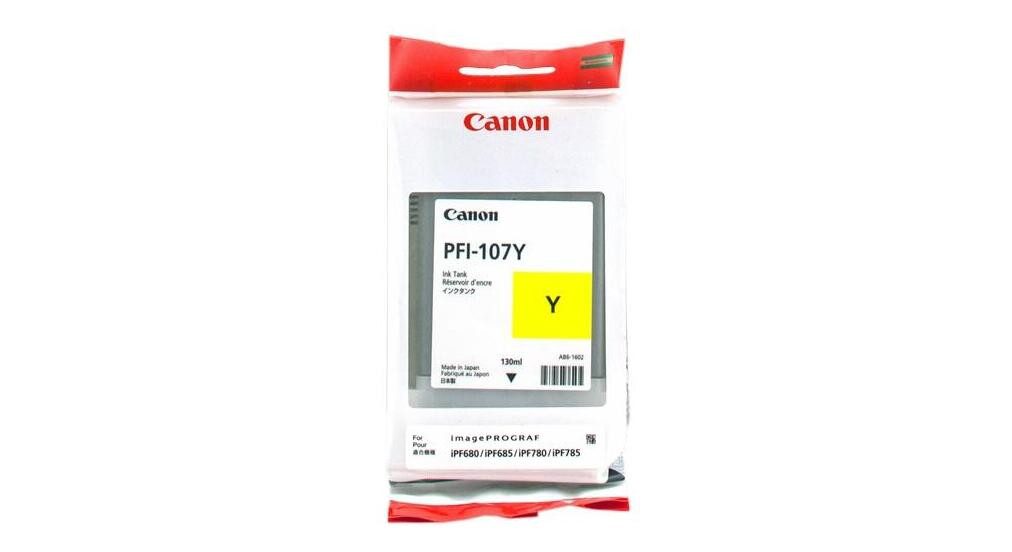 Canon Canon PFI-107Y Druckerpatrone gelb Tintenpatrone