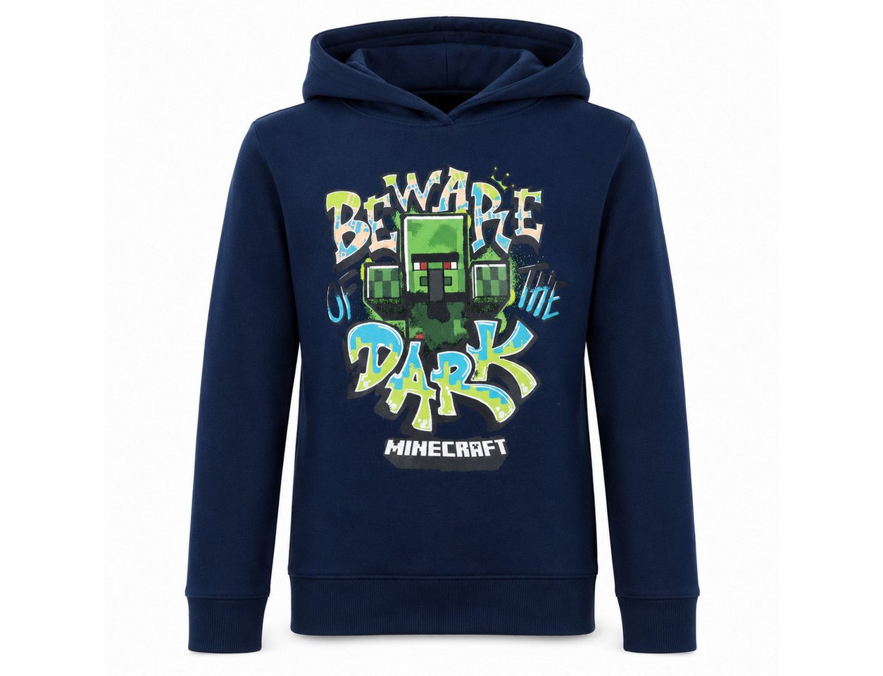 Minecraft Kapuzenpullover Minecraft Magier Baware Dark Kinder Hoodie Pullover Gr. 128 oder 140