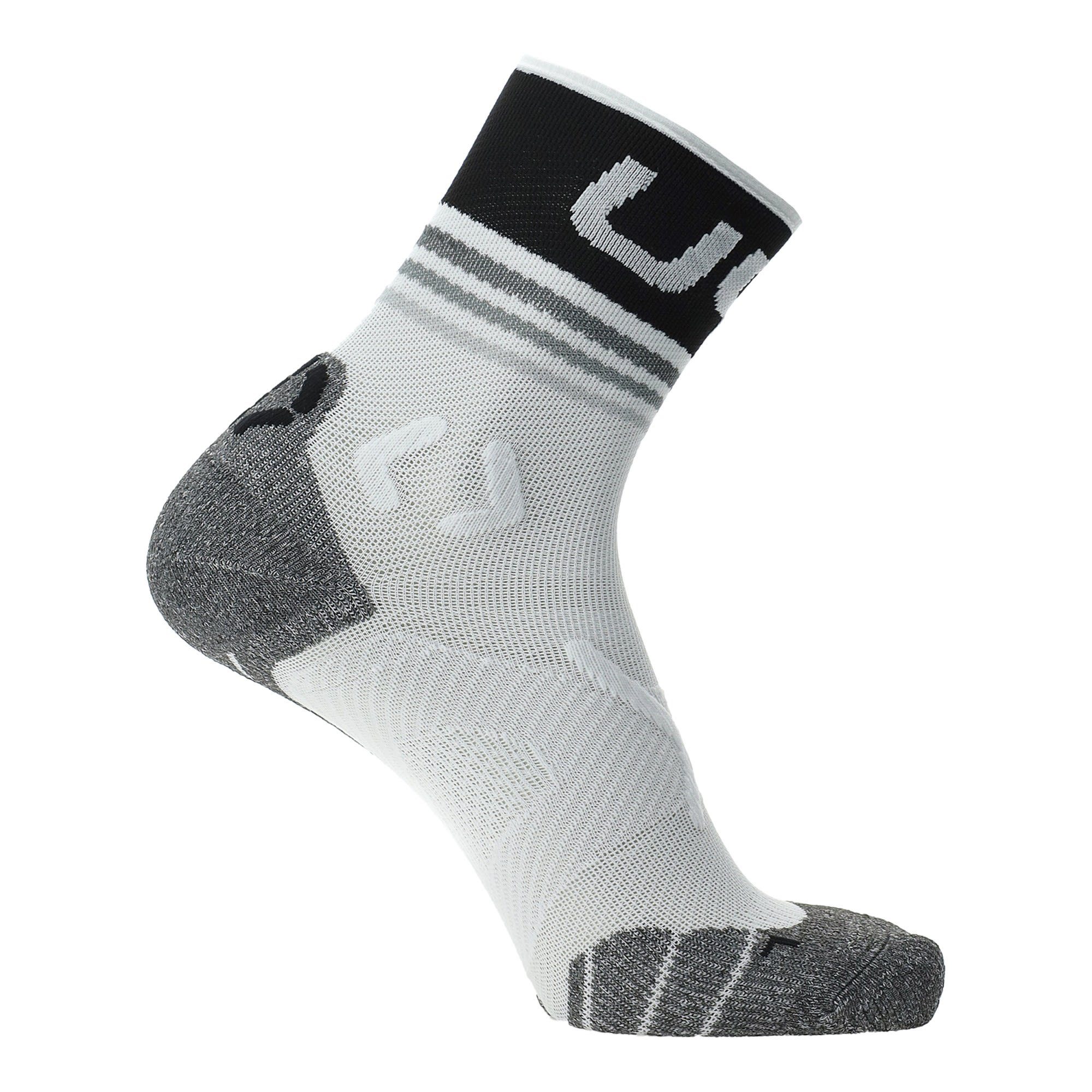 Socks W UYN Uyn Black White Runners Thermosocken - Damen Short One