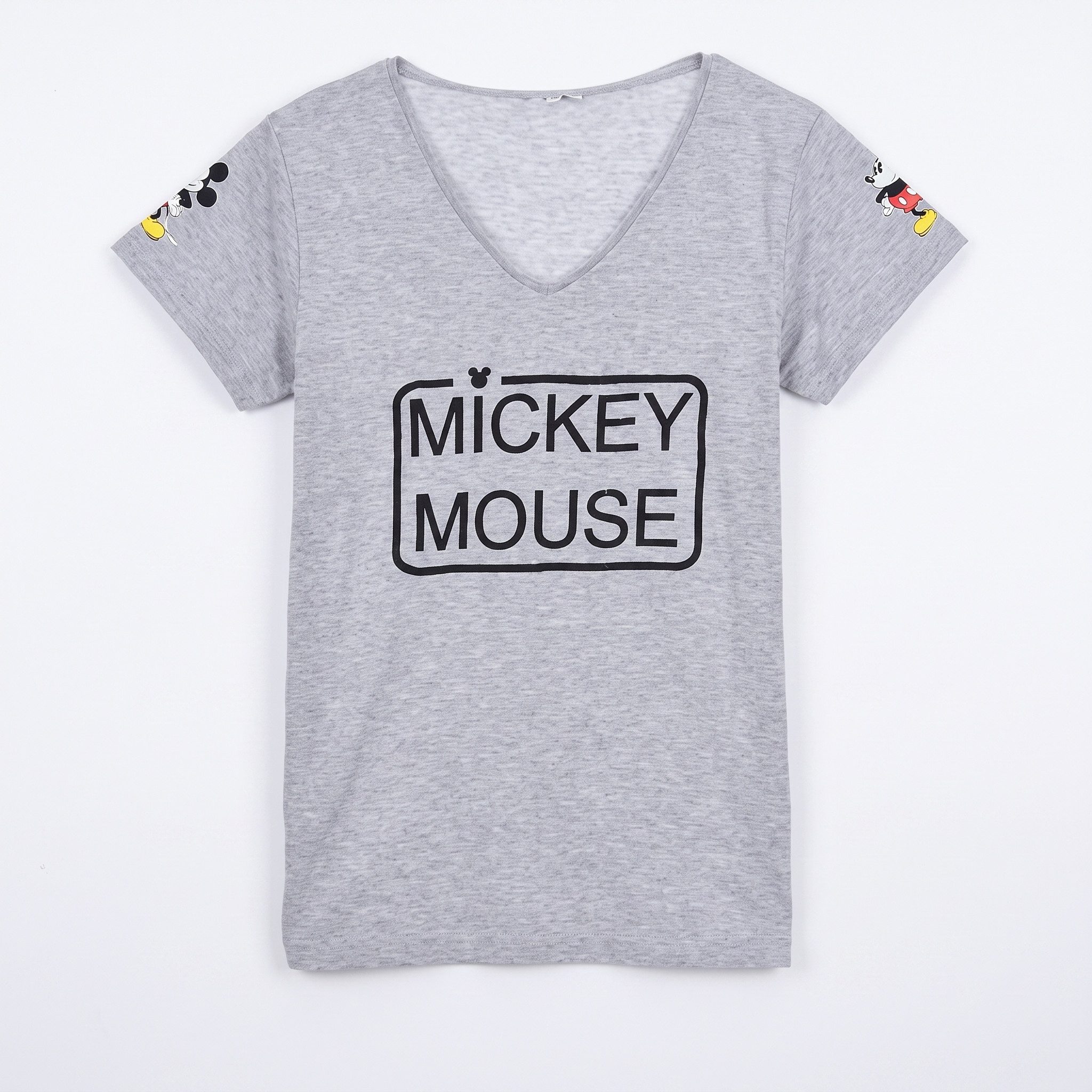 Disney Print-Shirt Disney Mickey Maus Damen kurzarm Shirt T-Shirt Gr. S-XL 100% Baumwolle