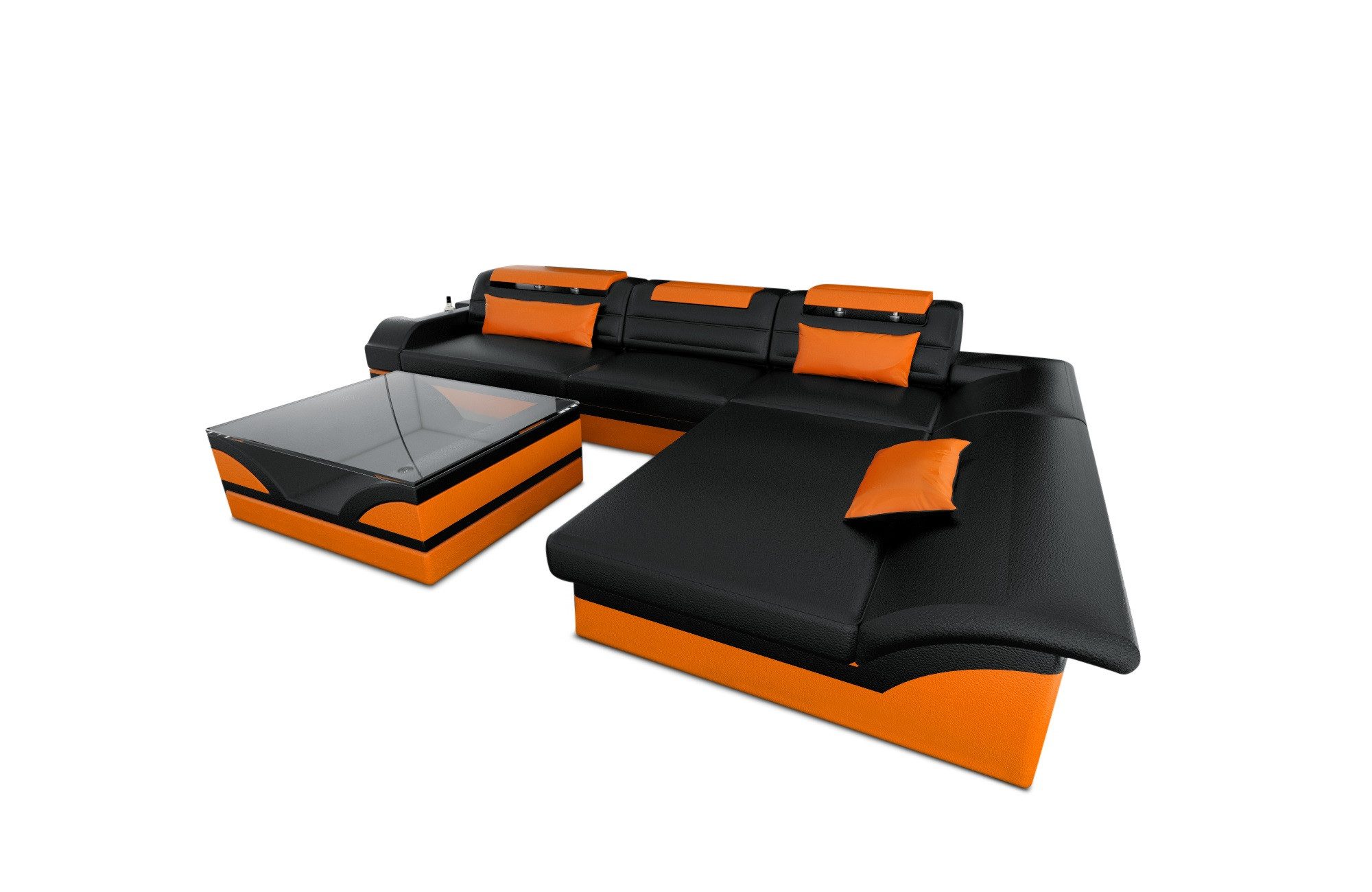 Sofa Dreams Ecksofa Couch Leder Sofa günstig online kaufen