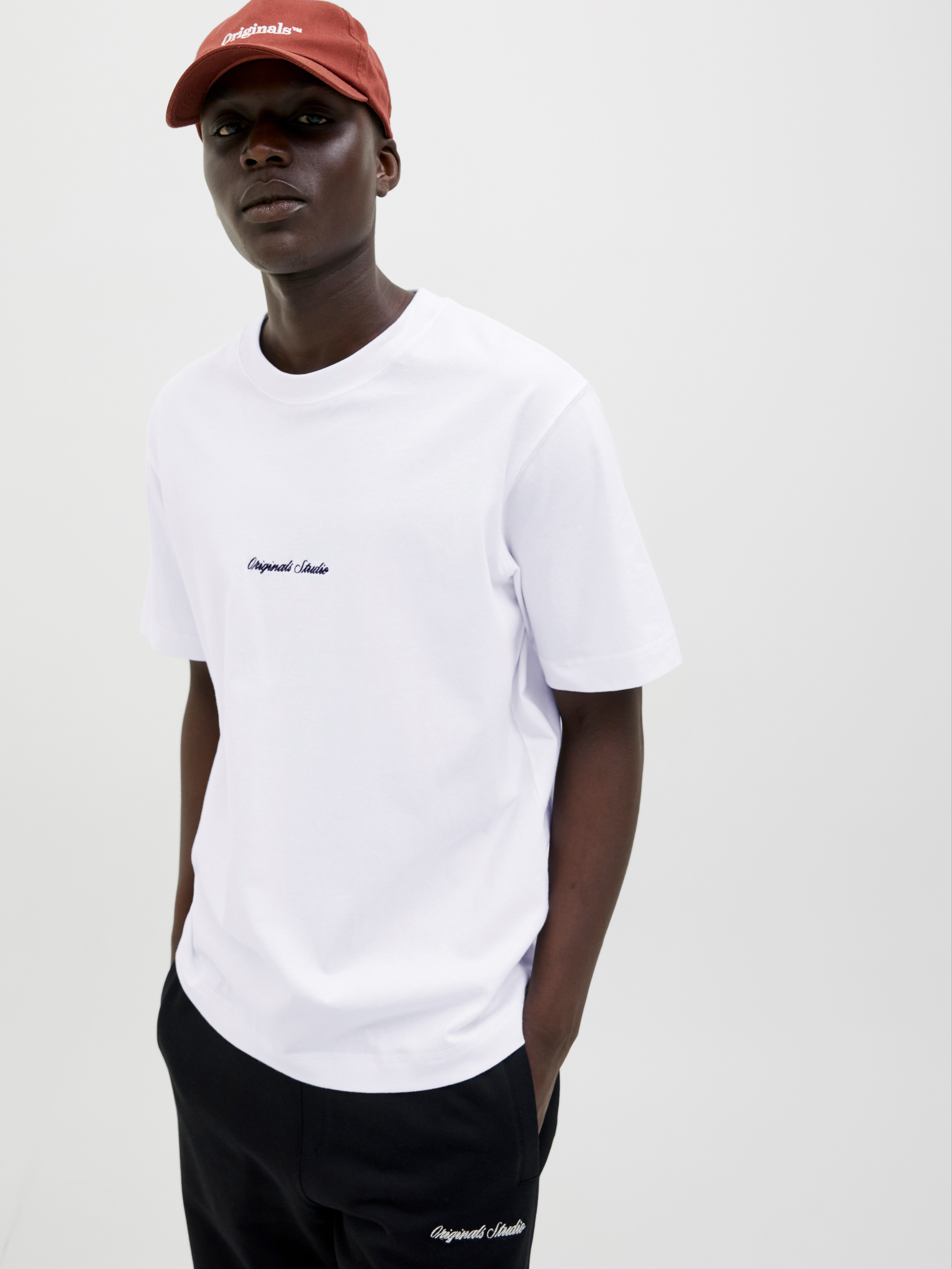 Jack & Jones Kurzarmshirt JORNORREBRO EMB TEE SS CREW NECK NOOS mit Logo Pr günstig online kaufen