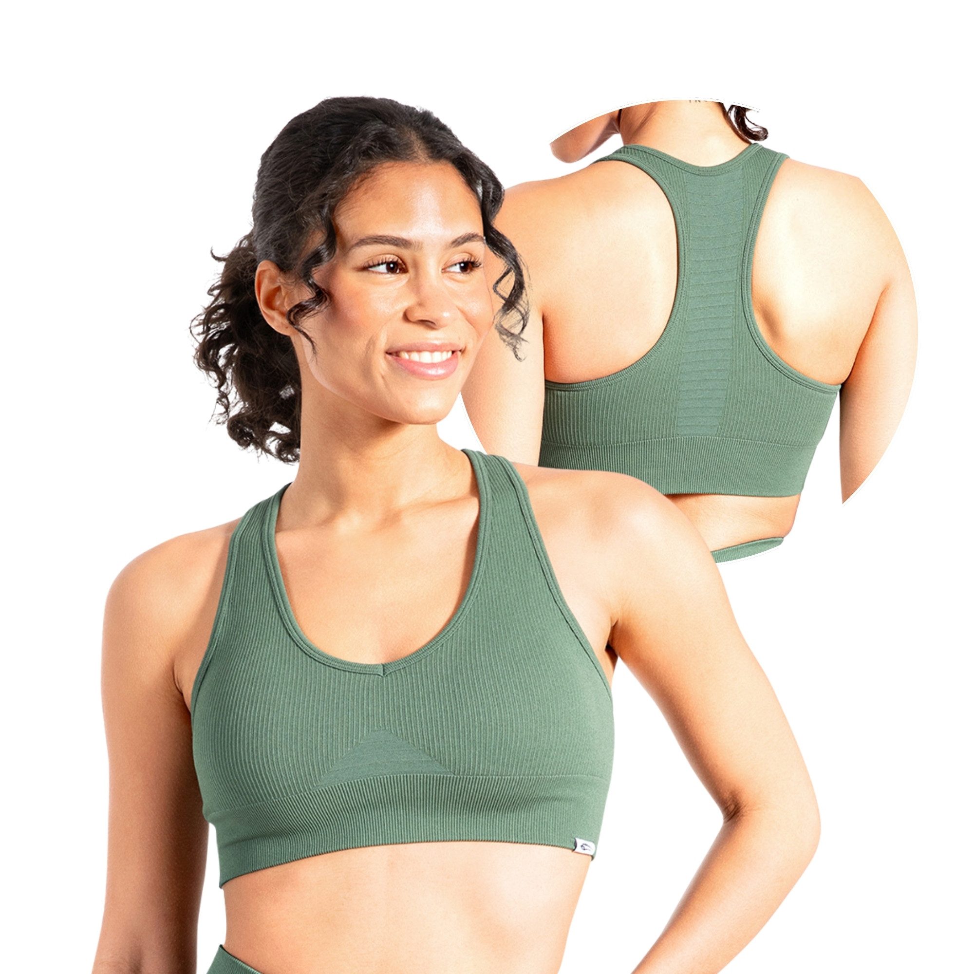 Smilodox Sport-BH Amaze Pro, Seamless Sport Bra Gerippter Stoff Fitness Yog günstig online kaufen