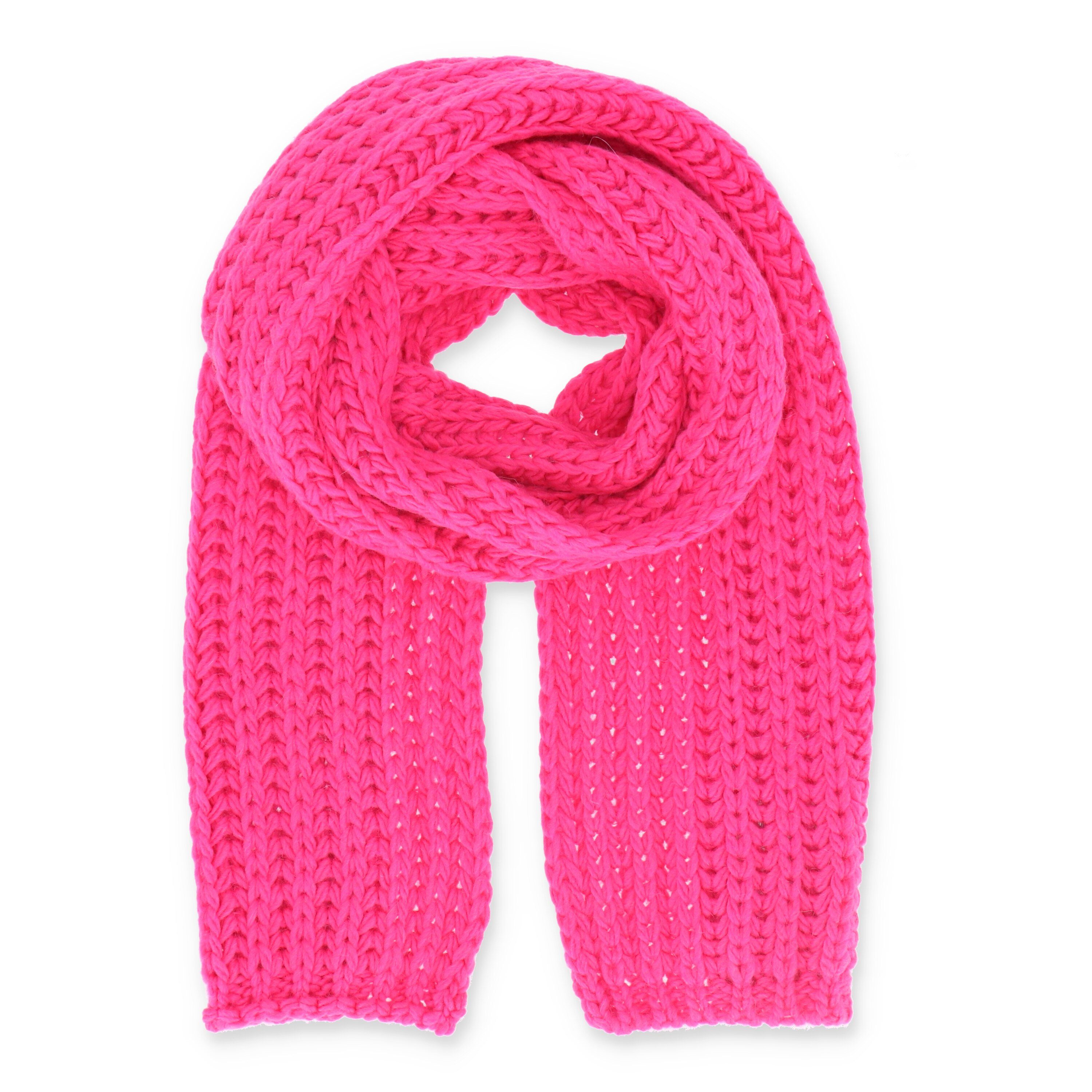 halsüberkopf Accessoires Strickschal Strickschal, Made in Germany pink