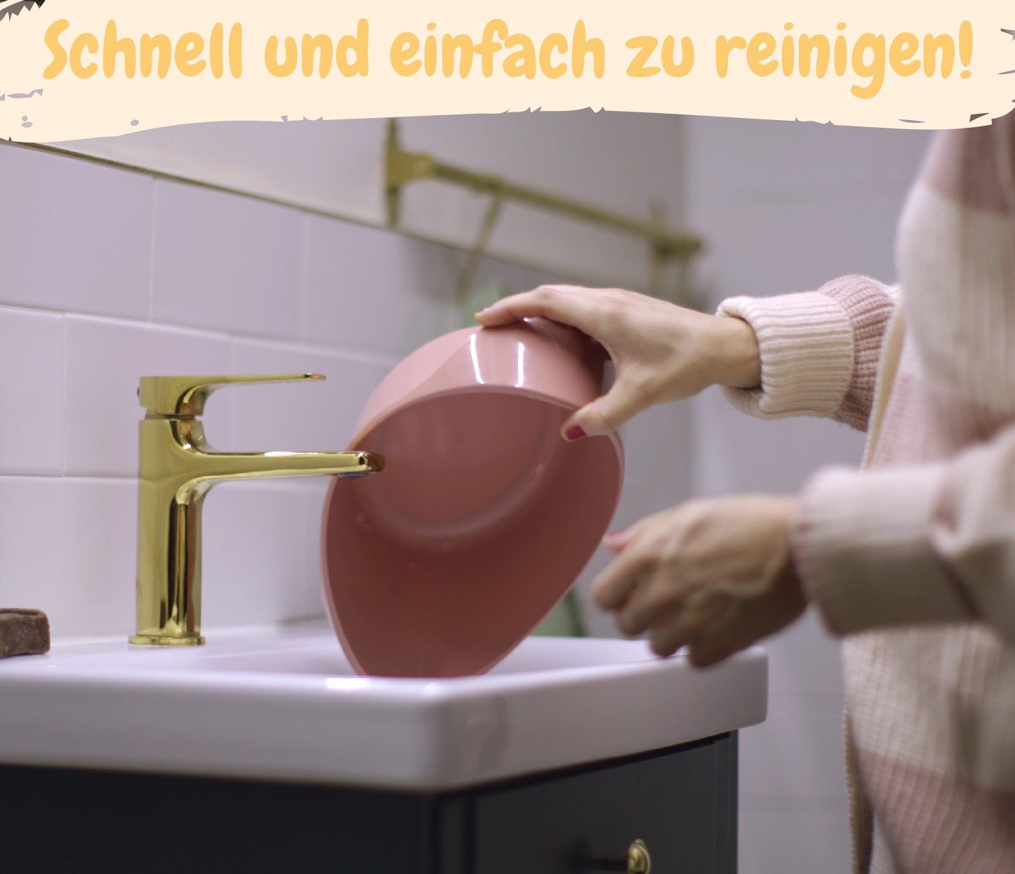 Babykajo Töpfchen, (Komponenten, 2-tlg), Kindertoilette, Babytopf für das Toiletten-Training