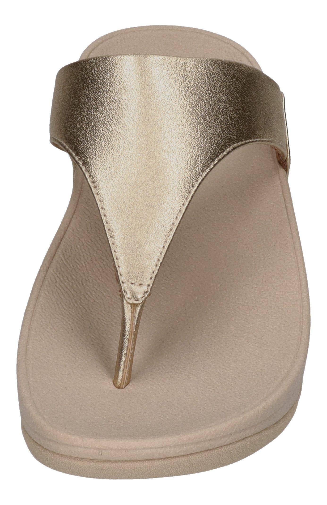 Fitflop LULU LEATHER TOE POST Zehentrenner Platino